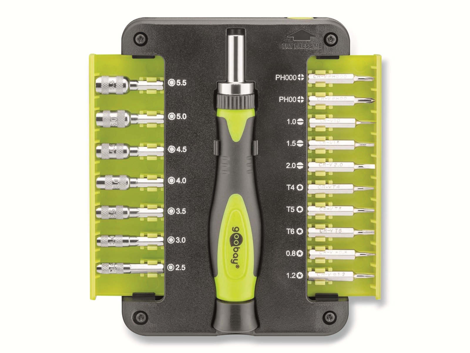 goobay Präzisionsschraubendreher-Set 74006, 18-teilig goobay Präzisionsschraubendreher-Set 74006, 18-teilig