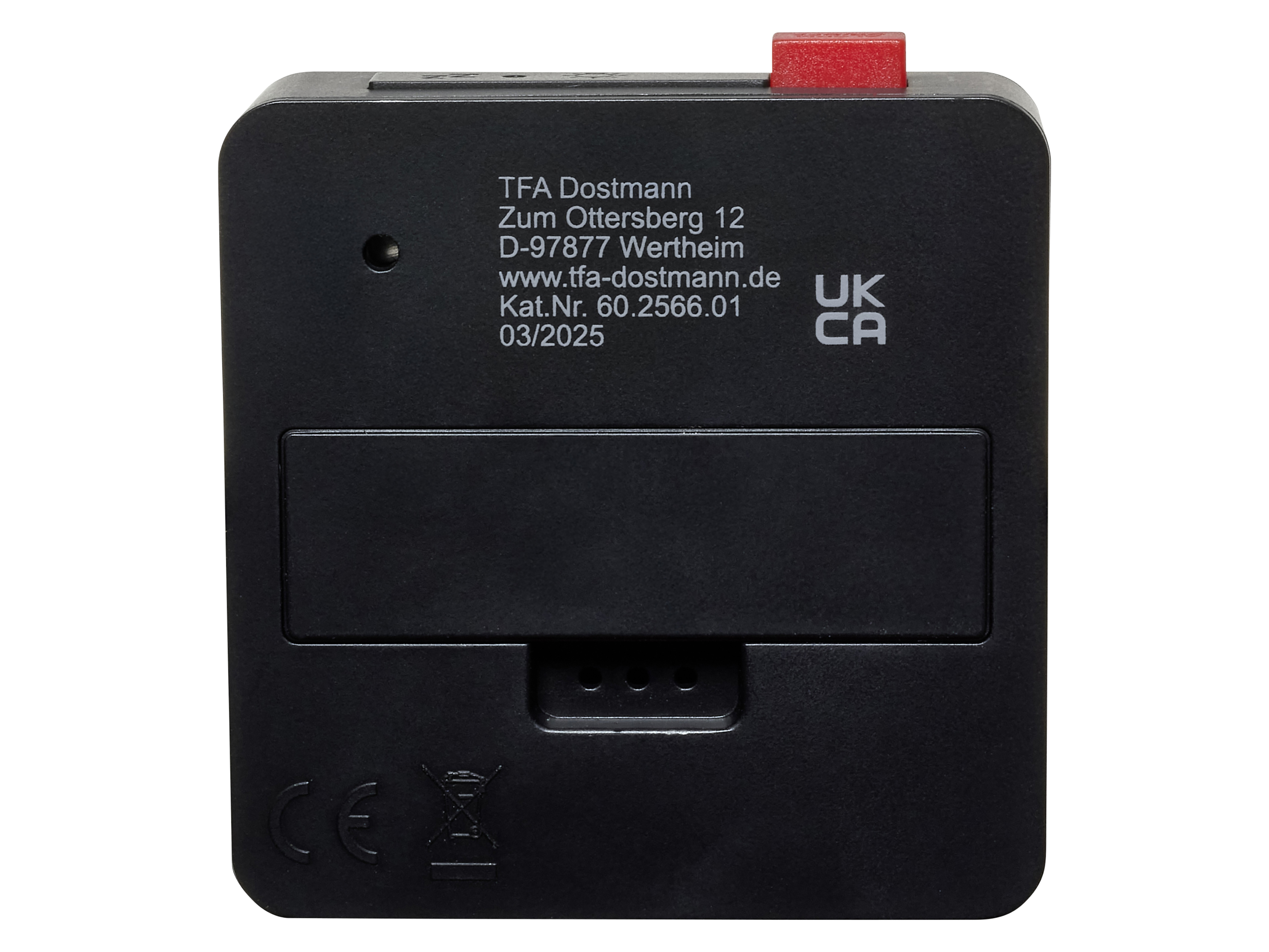 TFA Funkwecker 60.2566.01, mit Temperaturanzeige