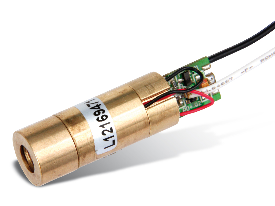 Laser-Modul GLM-01-5D, 4 mW, grün Laser-Modul GLM-01-5D, 4 mW, grün
