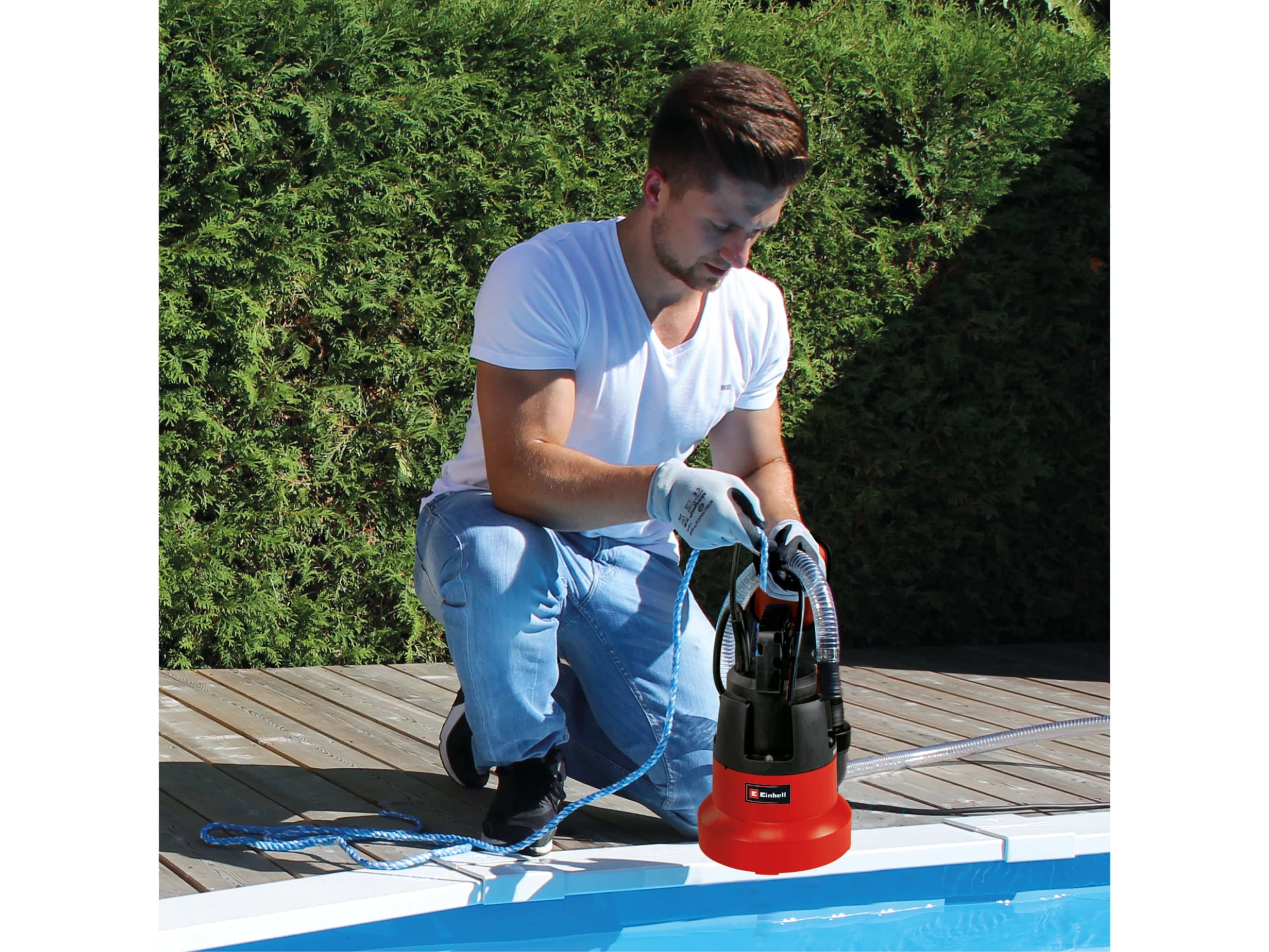 EINHELL Tauchpumpe GC-SP 3580 LL, Klarwasser, 350 W