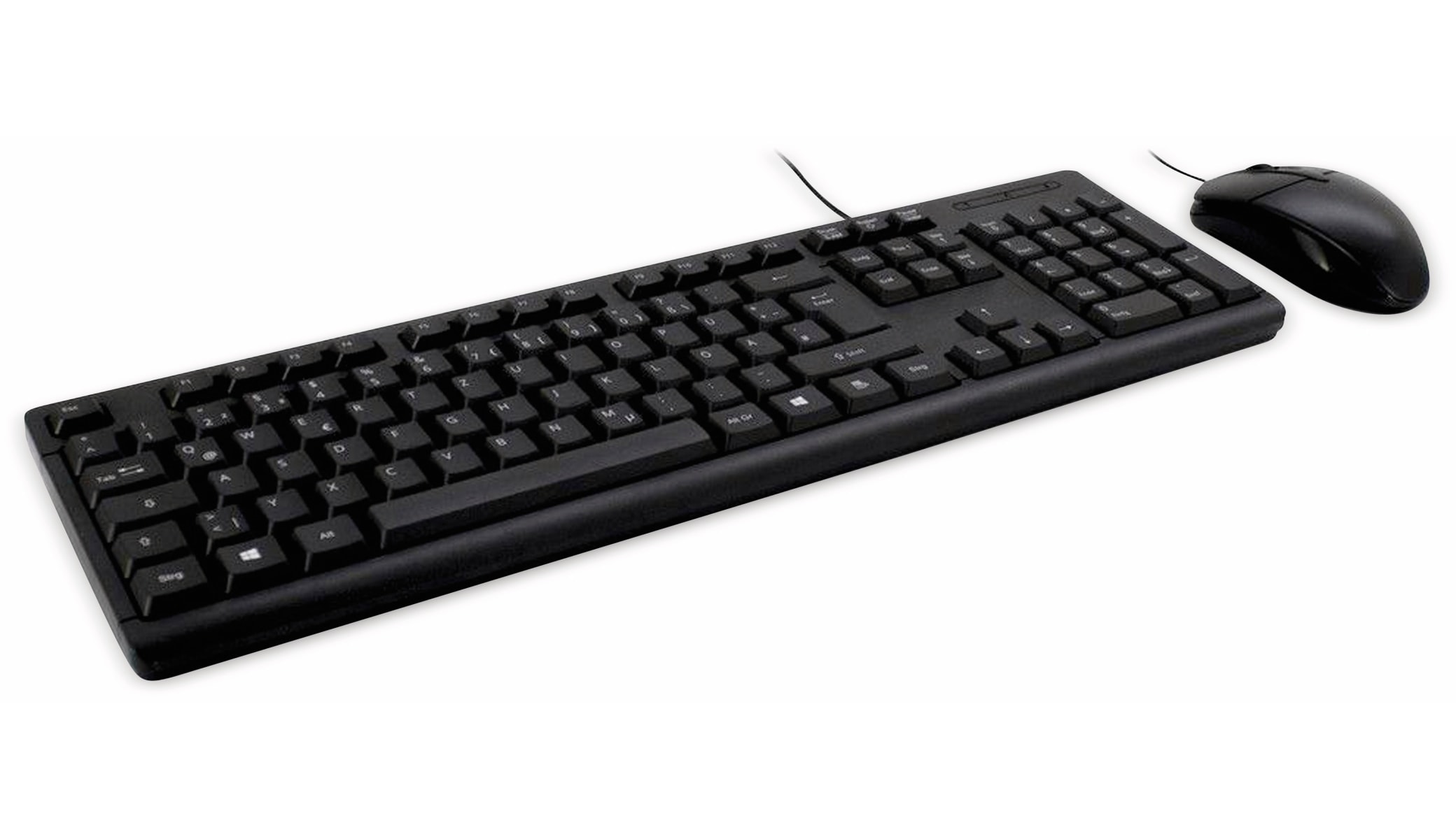 INTER-TECH Tastatur- und Maus-Set KB-118, schwarz INTER-TECH Tastatur- und Maus-Set KB-118, schwarz
