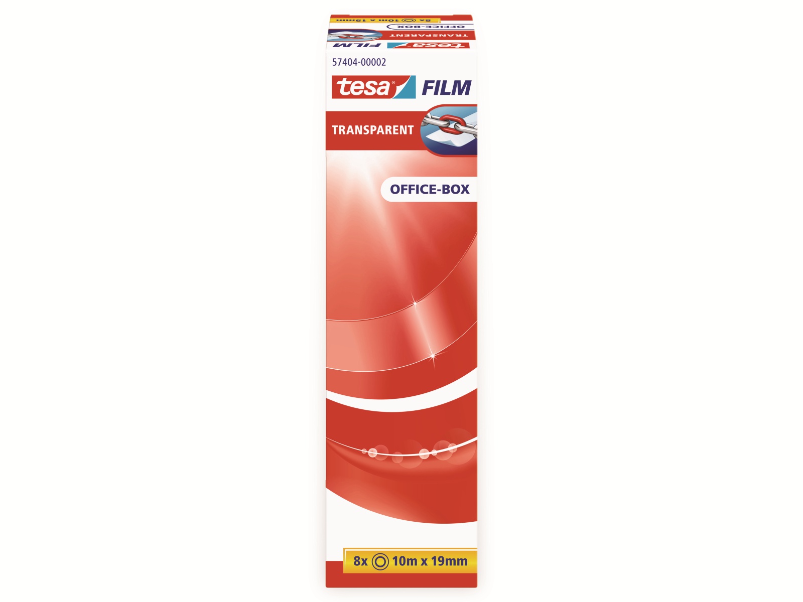 TESA film® transparent, 8 Rollen, Office-Box, 10m:19mm, 57404-00002-04 TESA film® transparent, 8 Rollen, Office-Box, 10m:19mm, 57404-00002-04