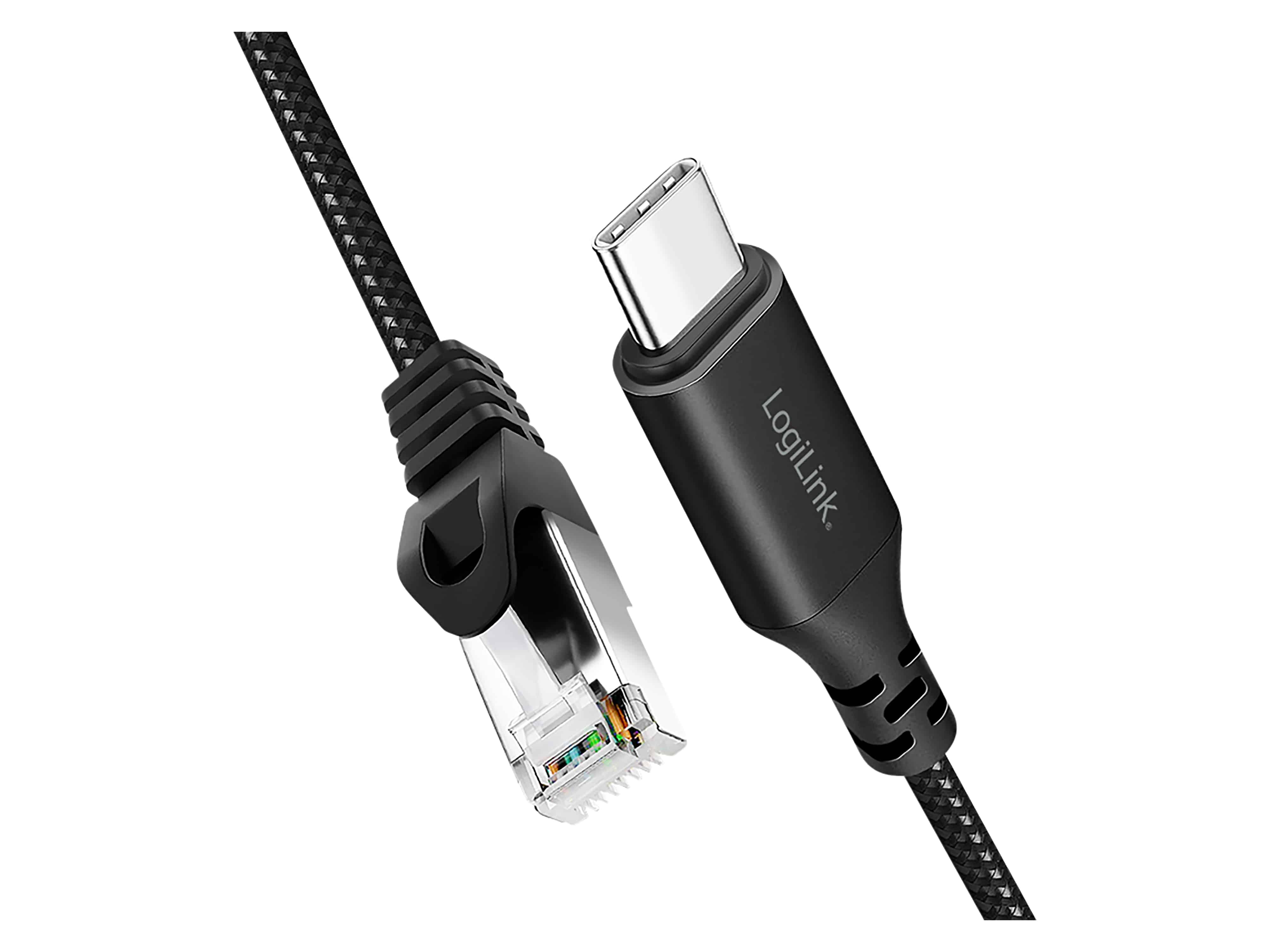 LOGILINK USB-C Ethernet-Kabel CAT6 CU0414 USB-C 3.2 auf RJ 45 5m LOGILINK USB-C Ethernet-Kabel CAT6 CU0414 USB-C 3.2 auf RJ 45 5m