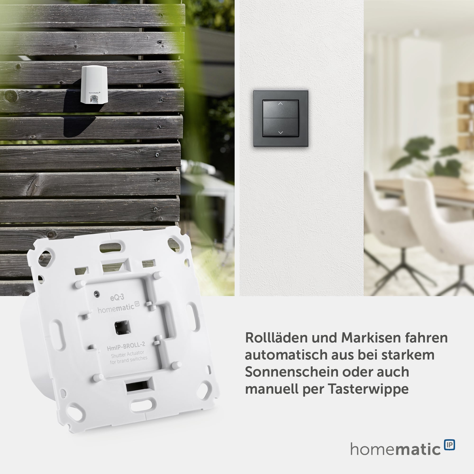 HOMEMATIC IP Smart Home 151322A0, Rollladenaktor HOMEMATIC IP Smart Home 151322A0, Rollladenaktor