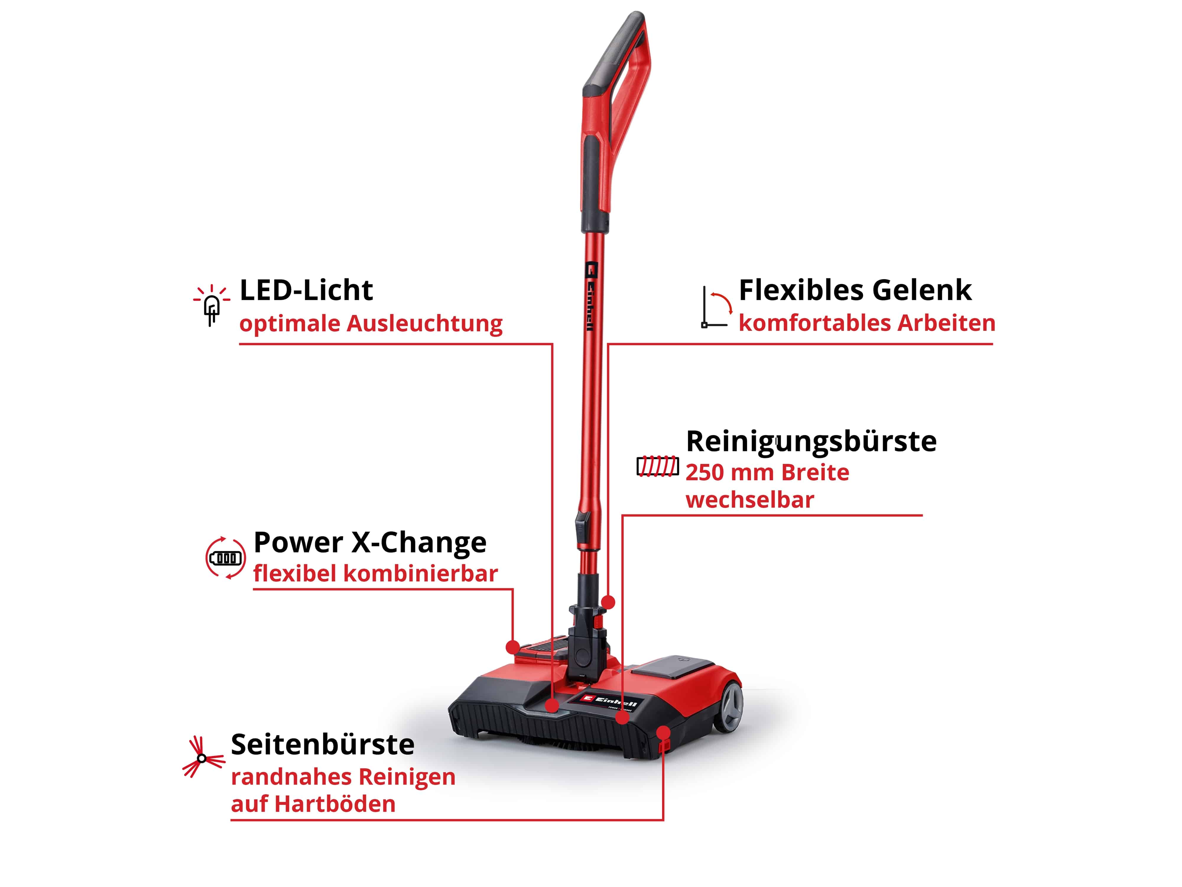 EINHELL Akku-Besen TE-FS 18 Li, 2352050, Solo