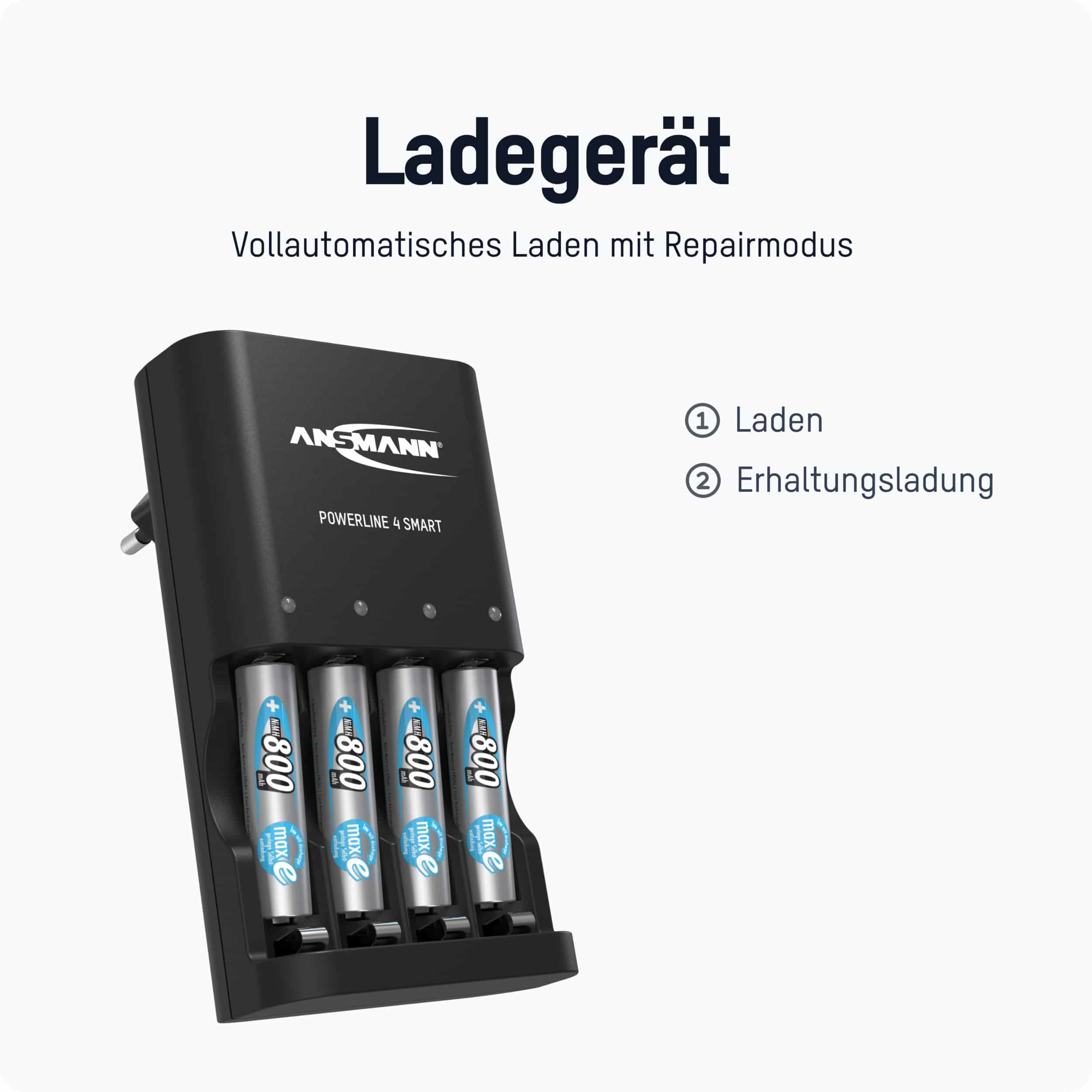 ANSMANN Ladegerät Powerline 4 Smart ANSMANN Ladegerät Powerline 4 Smart