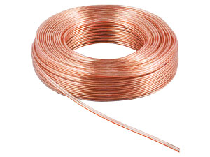 PURELINK Lautsprecherkabel, 2x2,5 mm², 25m, transparent, CCA