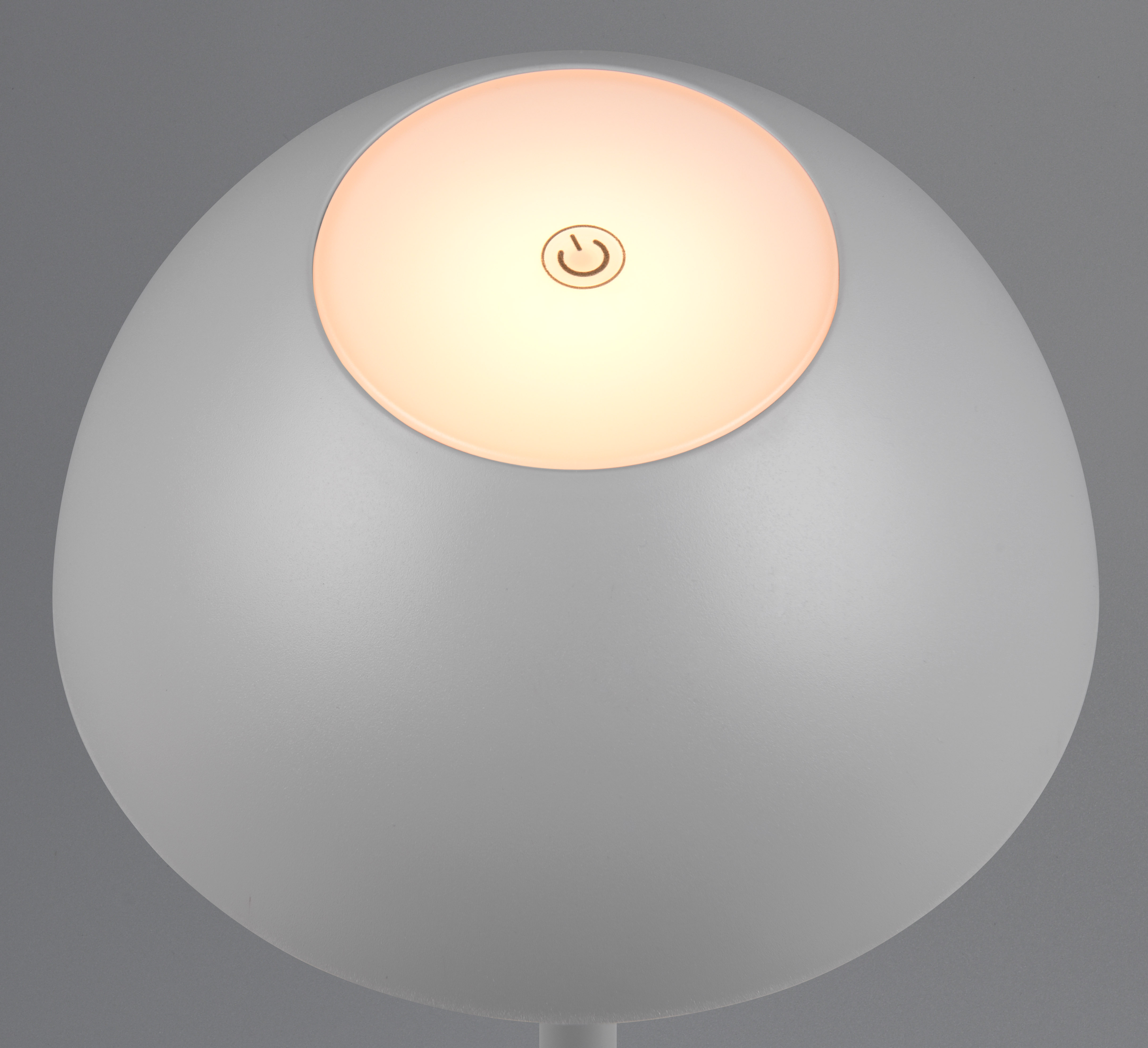 REALITY LED-Akku-Tischleuchte Ricardo R54106177 grau, IP54, 1,7 W, 240 lm, 3000 K