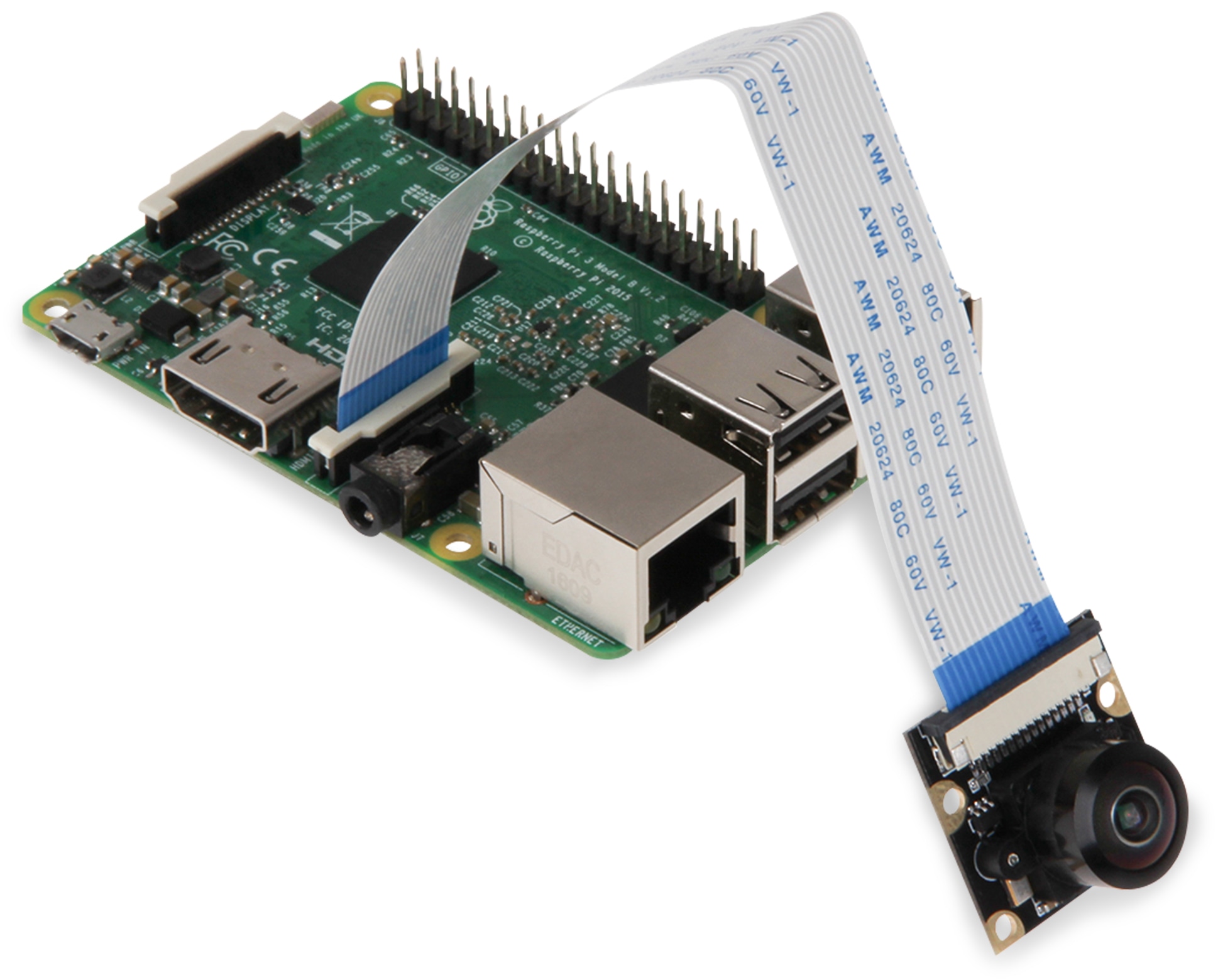 JOY-IT Weitwinkelkamera 5MP (200°) für RPi