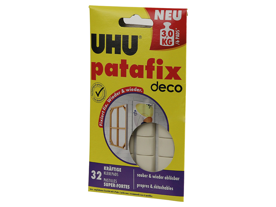 UHU doppelseitige Klebepads patafix deco, 47910, 32 Stück