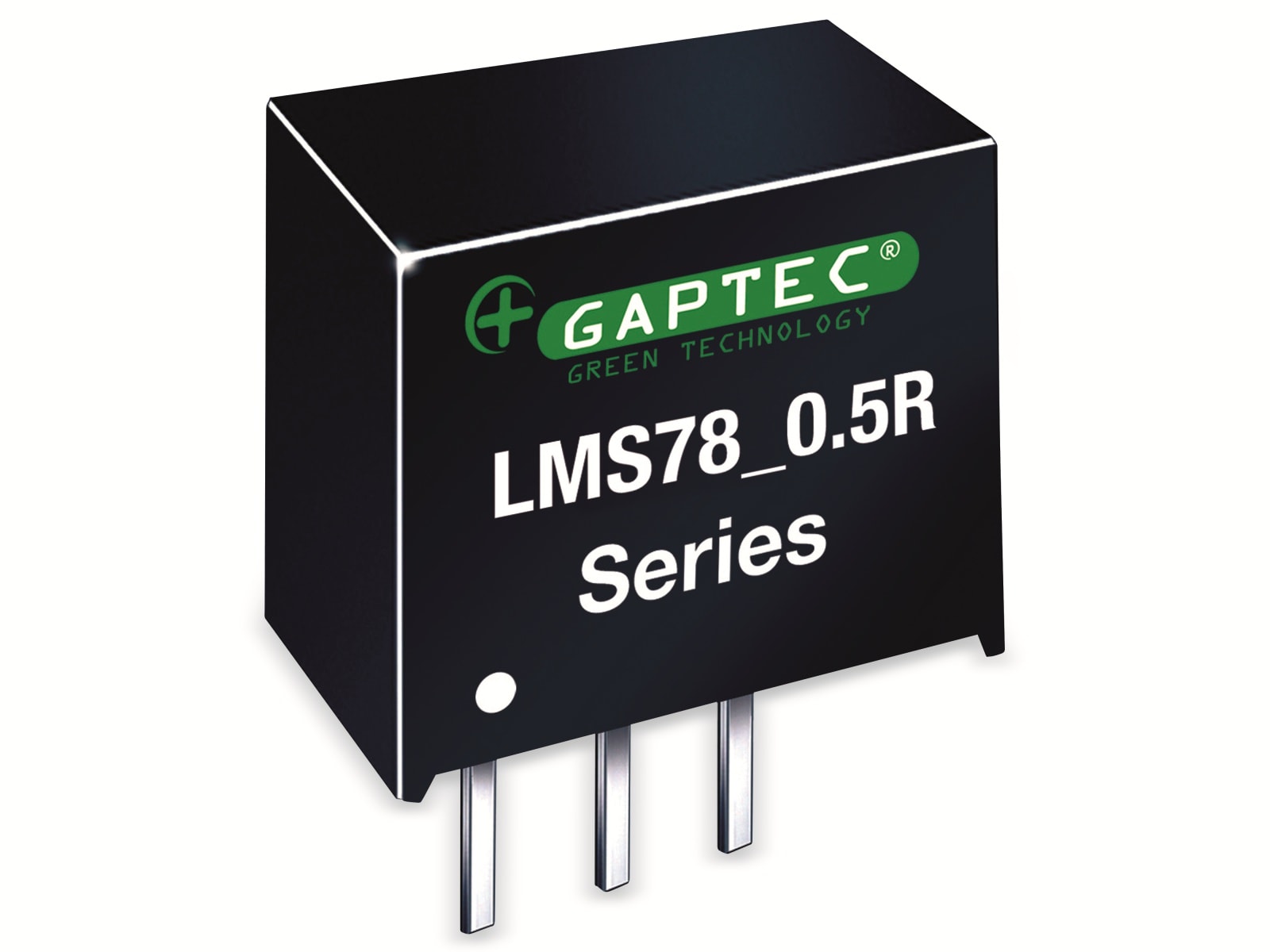 GAPTEC DC-DC-Wandler, Electronic, SIP3, 12-36Vin, 9Vout, 500mA, 11,6x7,55x10,16mm