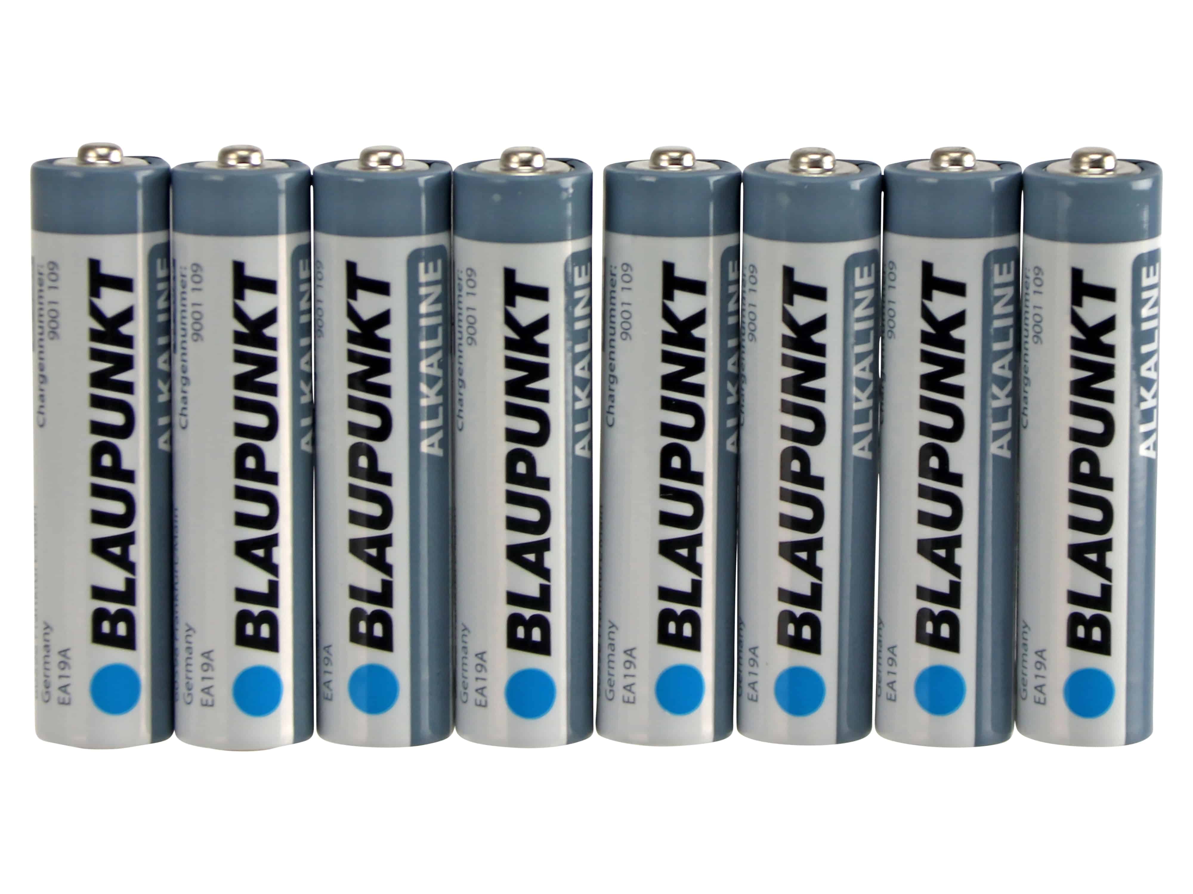 BLAUPUNKT Micro-Batterie, EVERYDAY, Alkaline, 8 Stück, MHD 3/2026