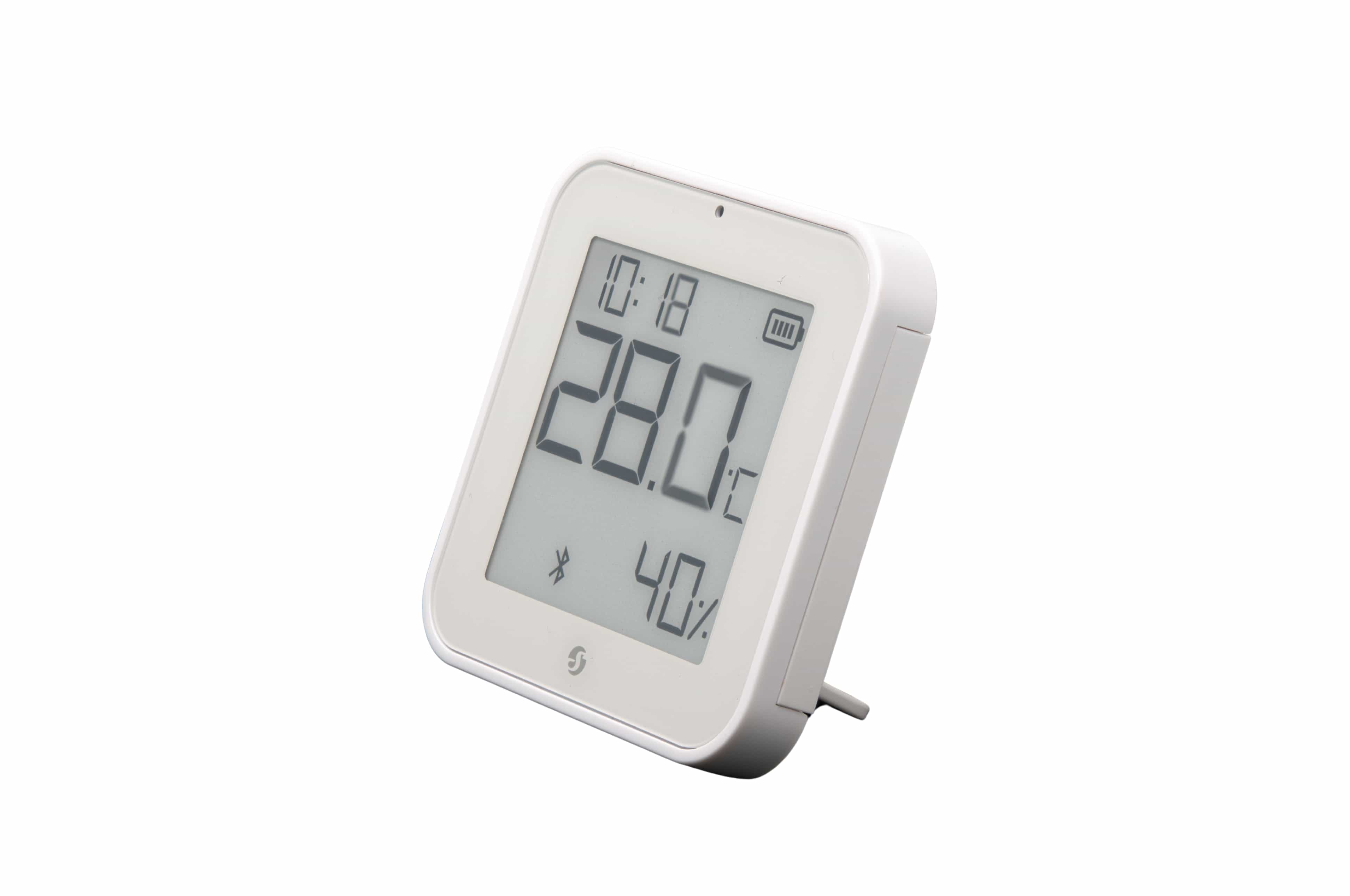 SHELLY WLAN-Temperatur- und Feuchtigkeitssensor, Blu ZB H&T Display, Weiß