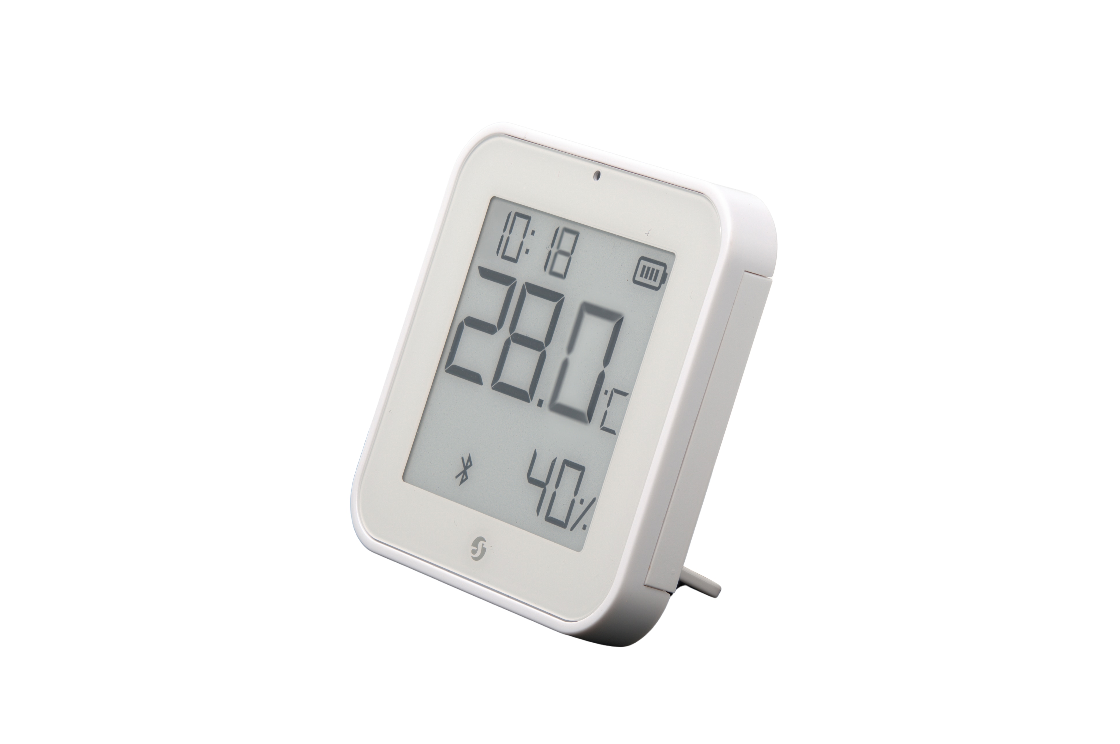 SHELLY WLAN-Temperatur- und Feuchtigkeitssensor, Blu ZB H&T Display, Weiß