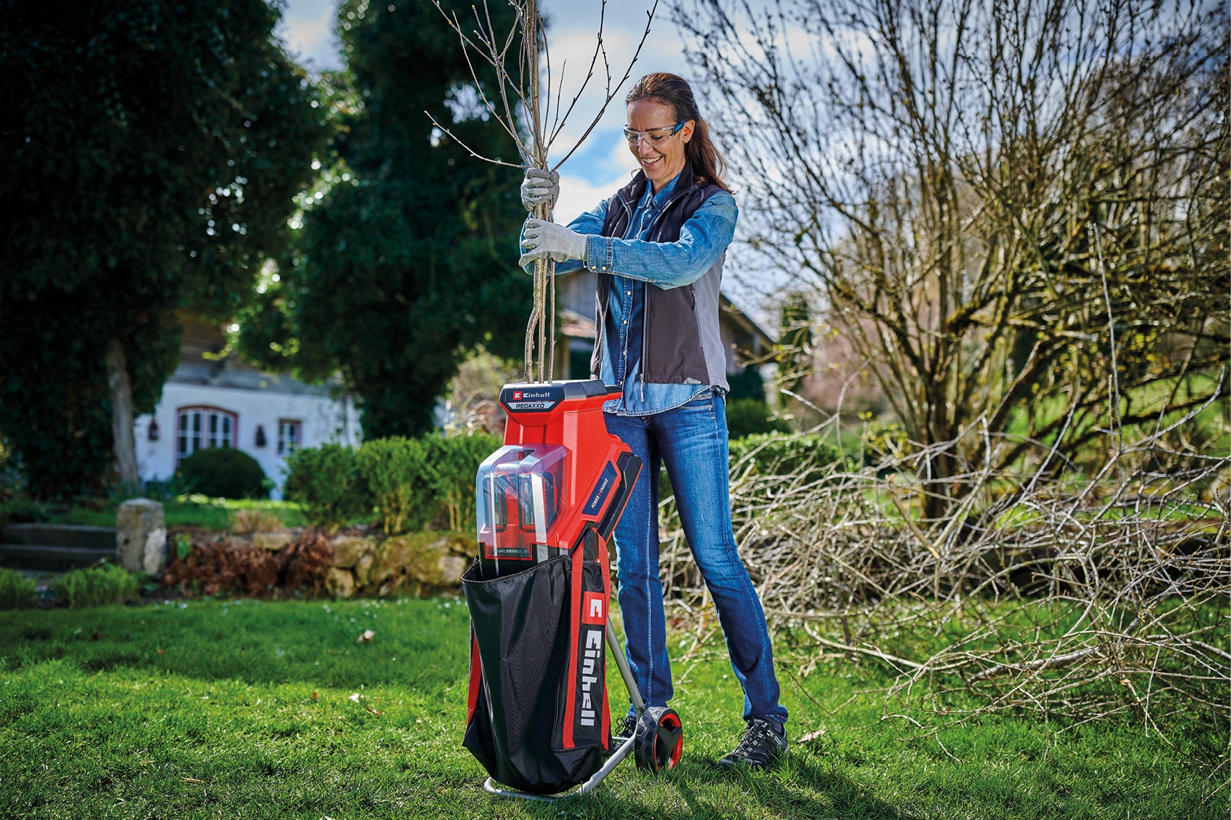 EINHELL Akku-Messerhäcksler REDAXXO 36/25