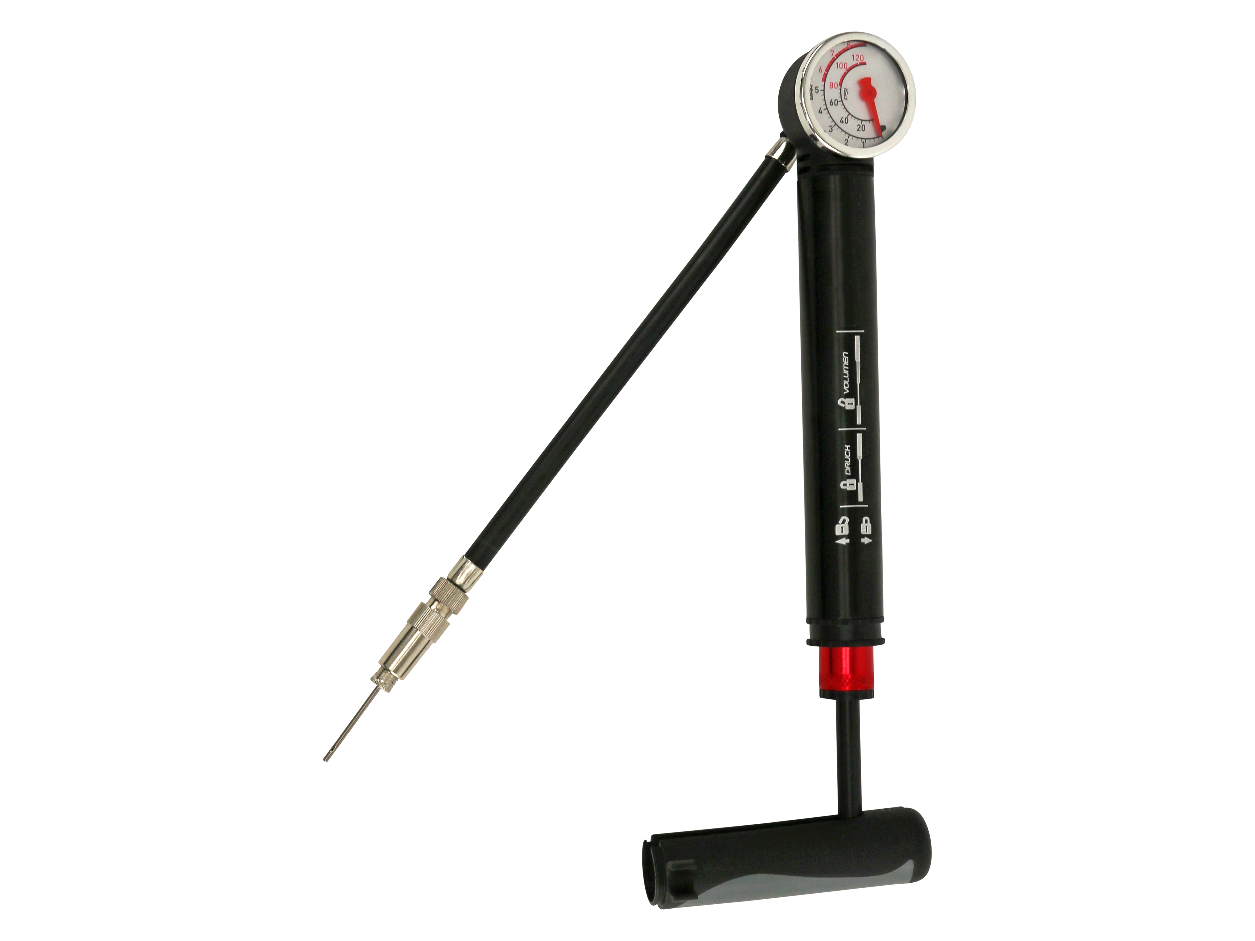 Mini Luftpumpe, 8 bar, 120 PSI, Universaler Ventiladapter