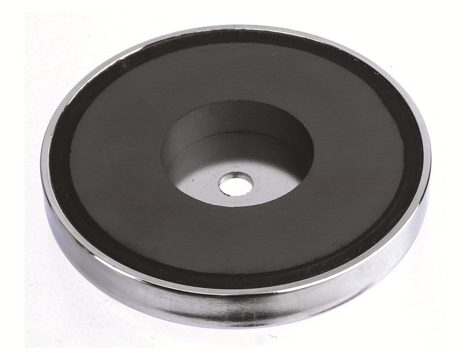 Magnet mit Bohrung, 82x12 mm Magnet mit Bohrung, 82x12 mm