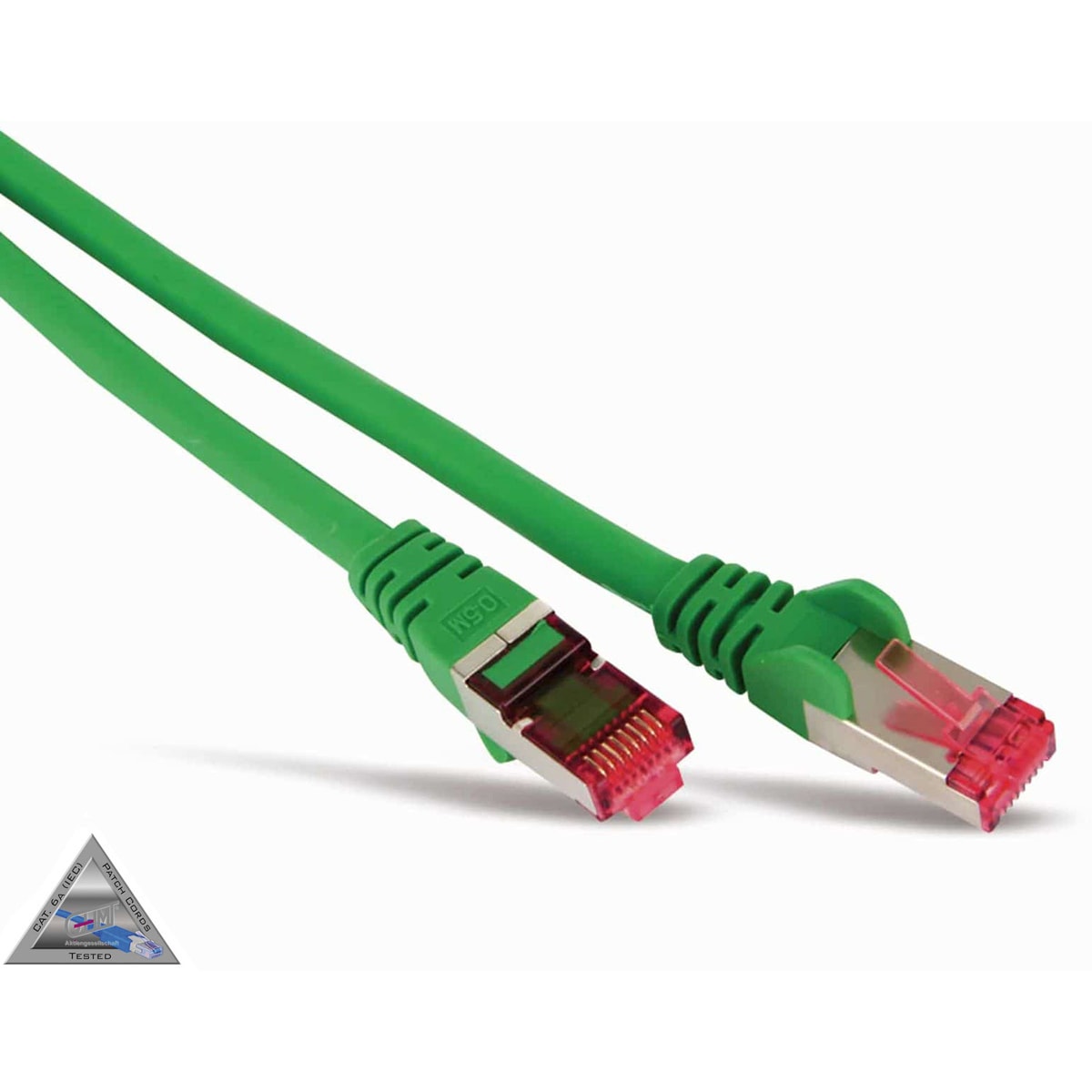 S-IMPULS CAT.6a Patchkabel, halogenfrei, GHMT zertifiziert, 1 m, grün S-IMPULS CAT.6a Patchkabel, halogenfrei, GHMT zertifiziert, 1 m, grün