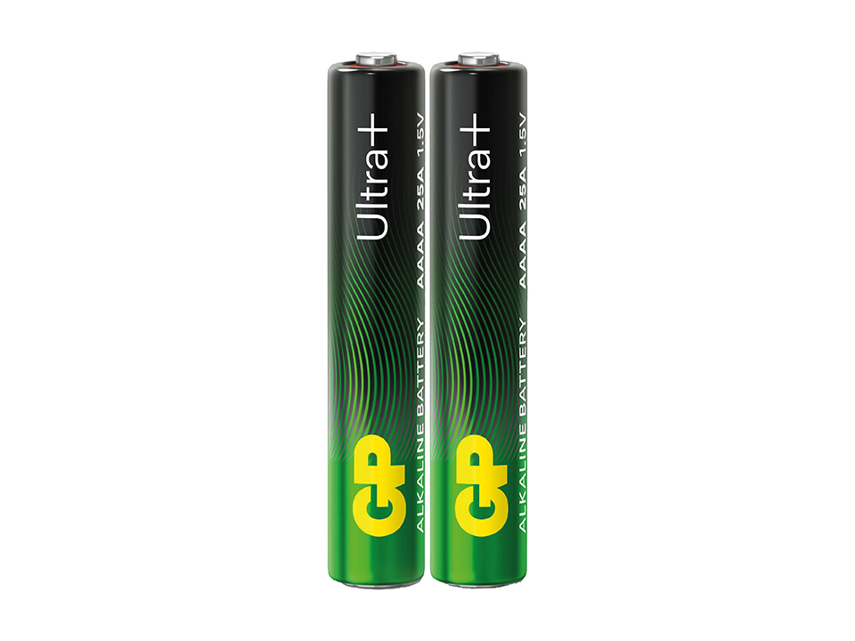 GP Ultra Plus Alkaline AAAA Mini-Batterien, 1,5 V, 2 Stück GP Alkaline Mini-Batterien 2 Stück