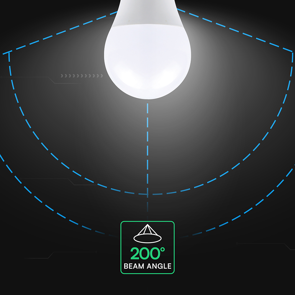 V-TAC LED-Lampe VT-2142576, EEK: F, 17W, 1710lm, 4000K, E27, A60, 200°