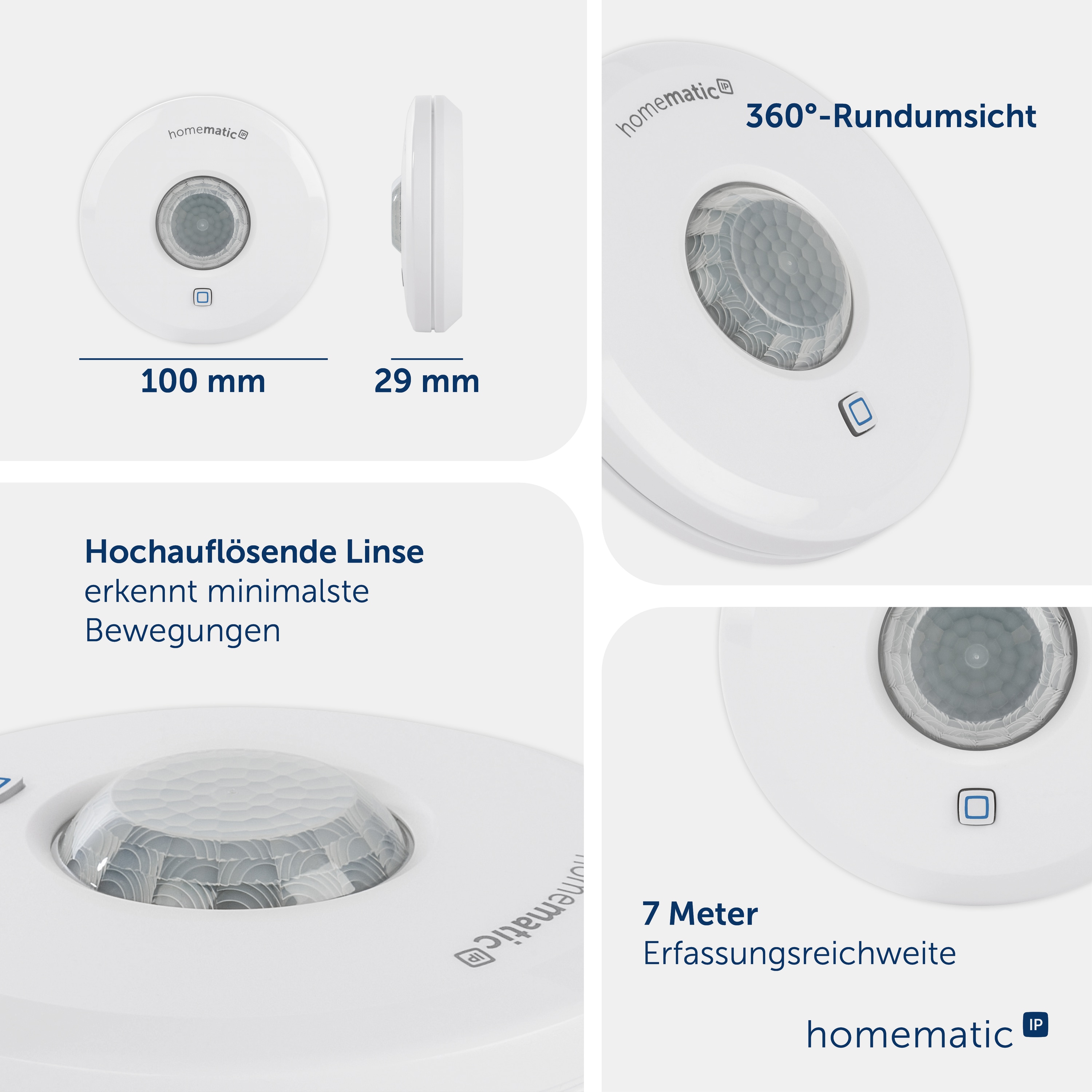 HOMEMATIC IP Smart Home 150587A0, Präsenzmelder für innen HOMEMATIC IP Smart Home 150587A0, Präsenzmelder für innen