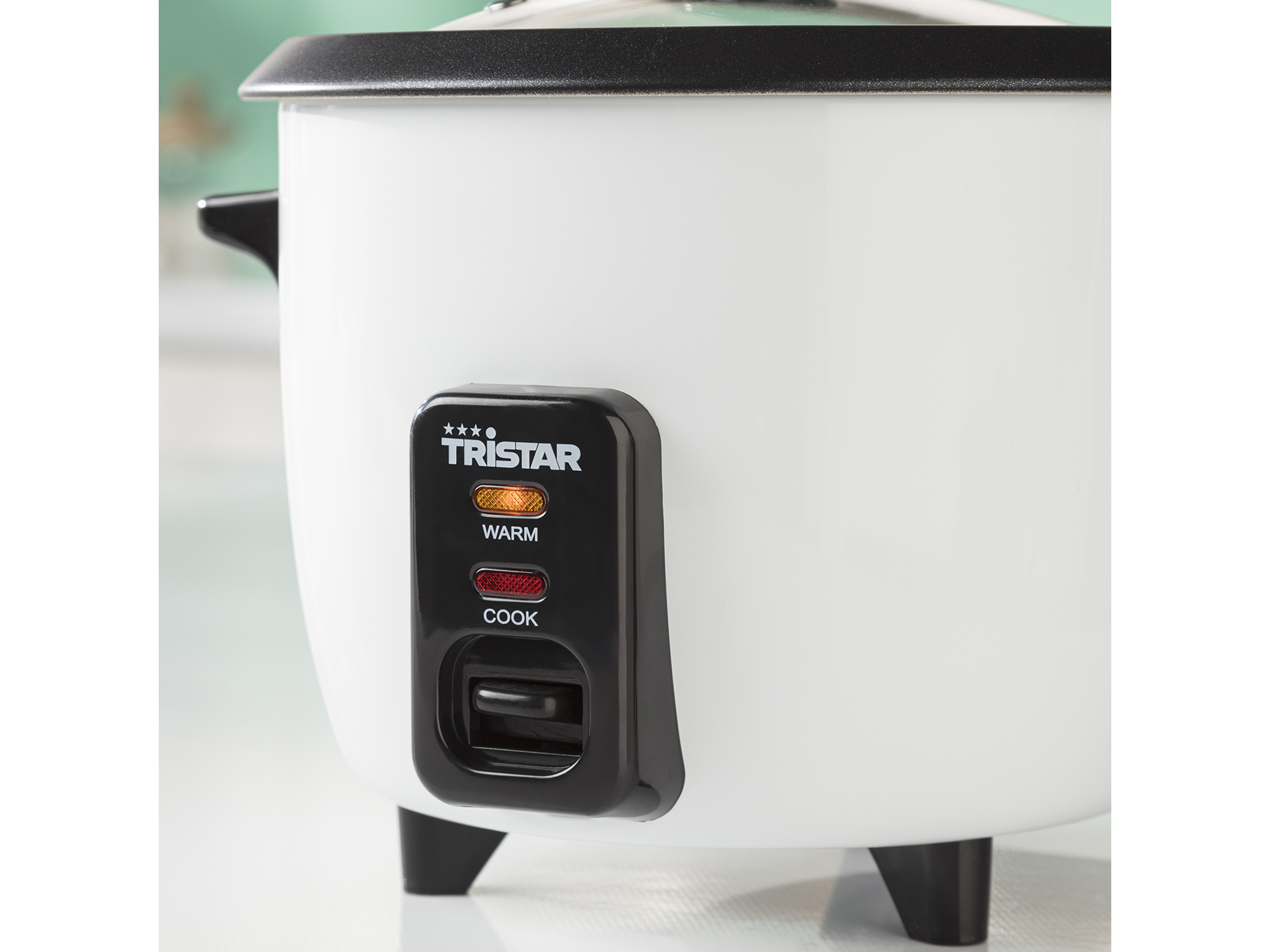 TRISTAR Reiskocher RK-6117, 0,6 L, 300 W, mit Warmhaltefunktion, weiß