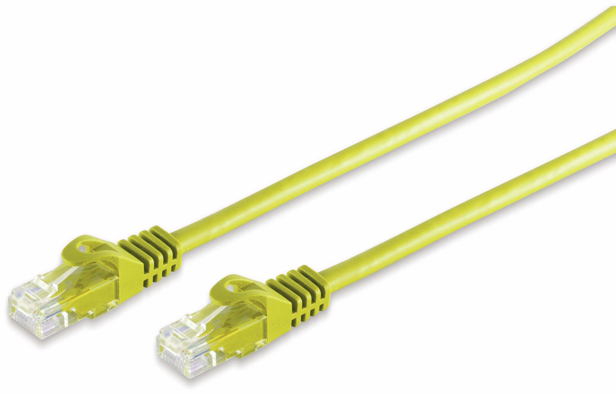 S-IMPULS RJ45 Patchkabel CAT 7 Rohkabel U/UTP, gelb, 7,5 m
