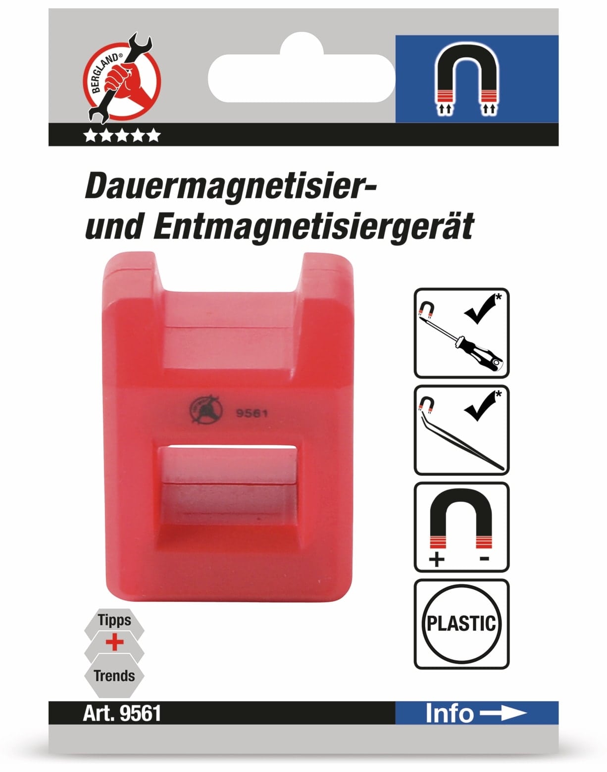 BGS TECHNIC Magnetisierer/Entmagnetisierer 9561