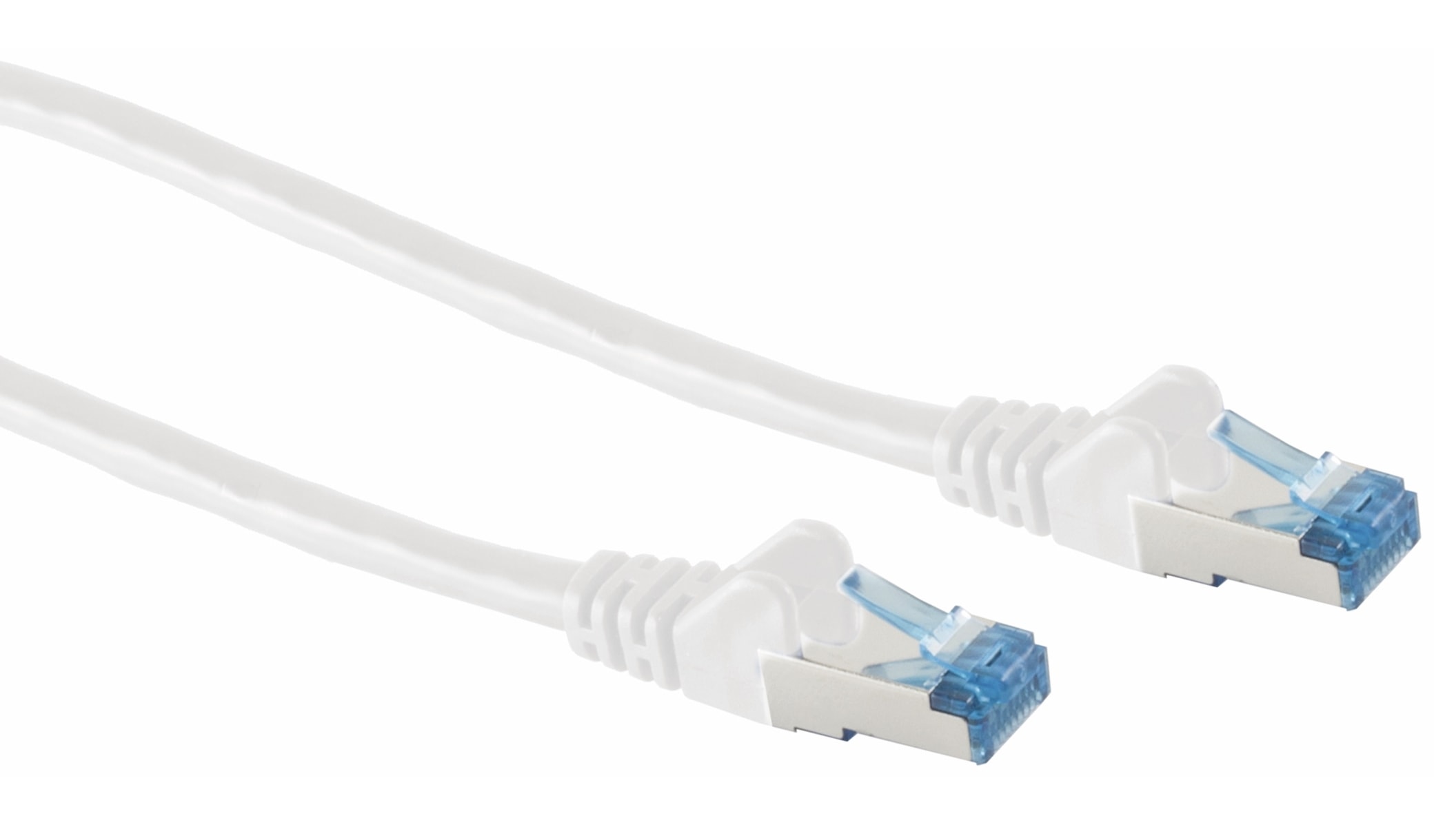 S-IMPULS CAT.6A Patchkabel, 10 m, weiß