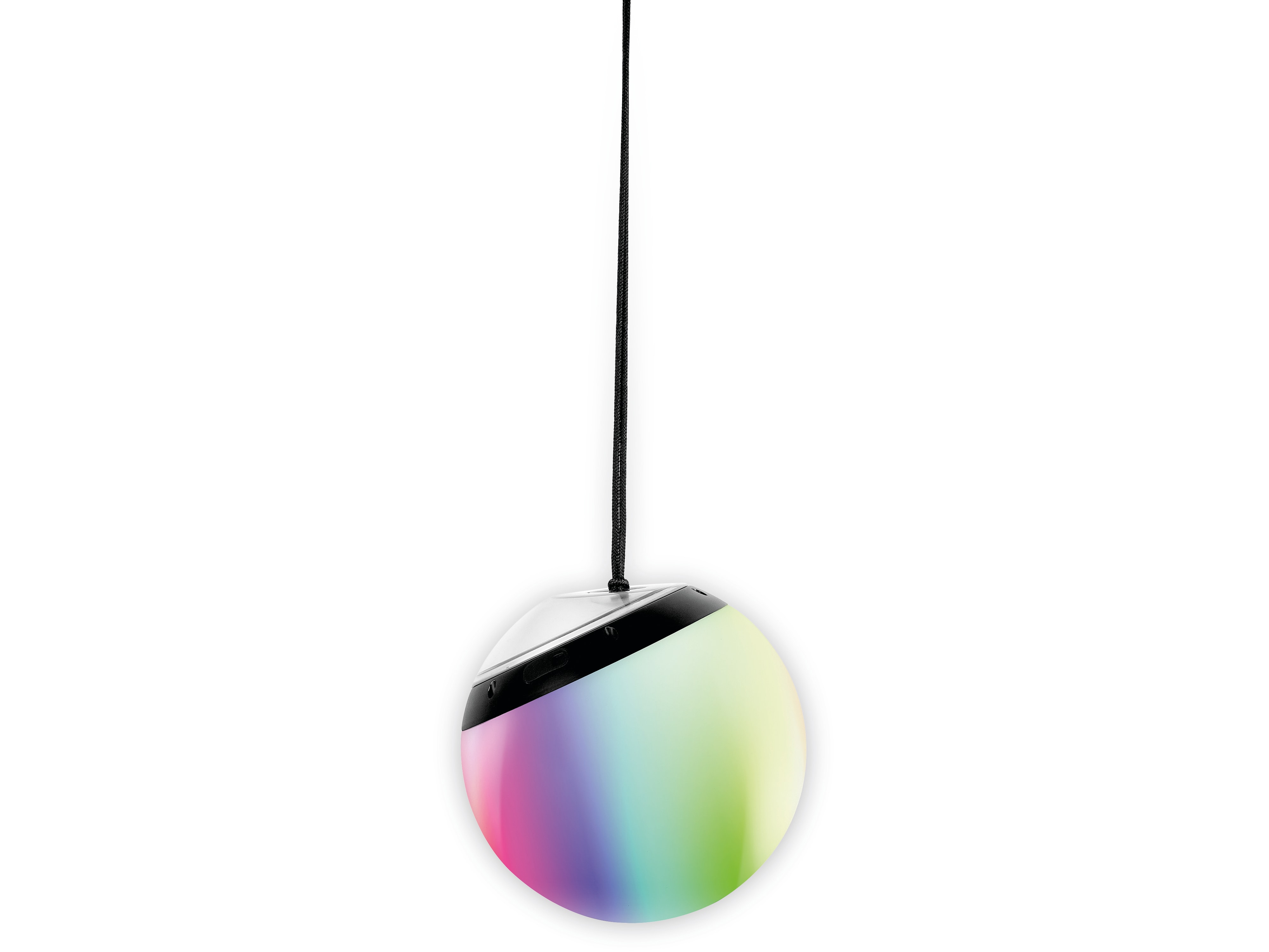 TINT Müller-Licht Solar LED-Gartenleuchte Pendula, Ø 20 cm, RGB+W TINT Müller-Licht Solar LED-Gartenleuchte Pendula, Ø 20 cm, RGB+W