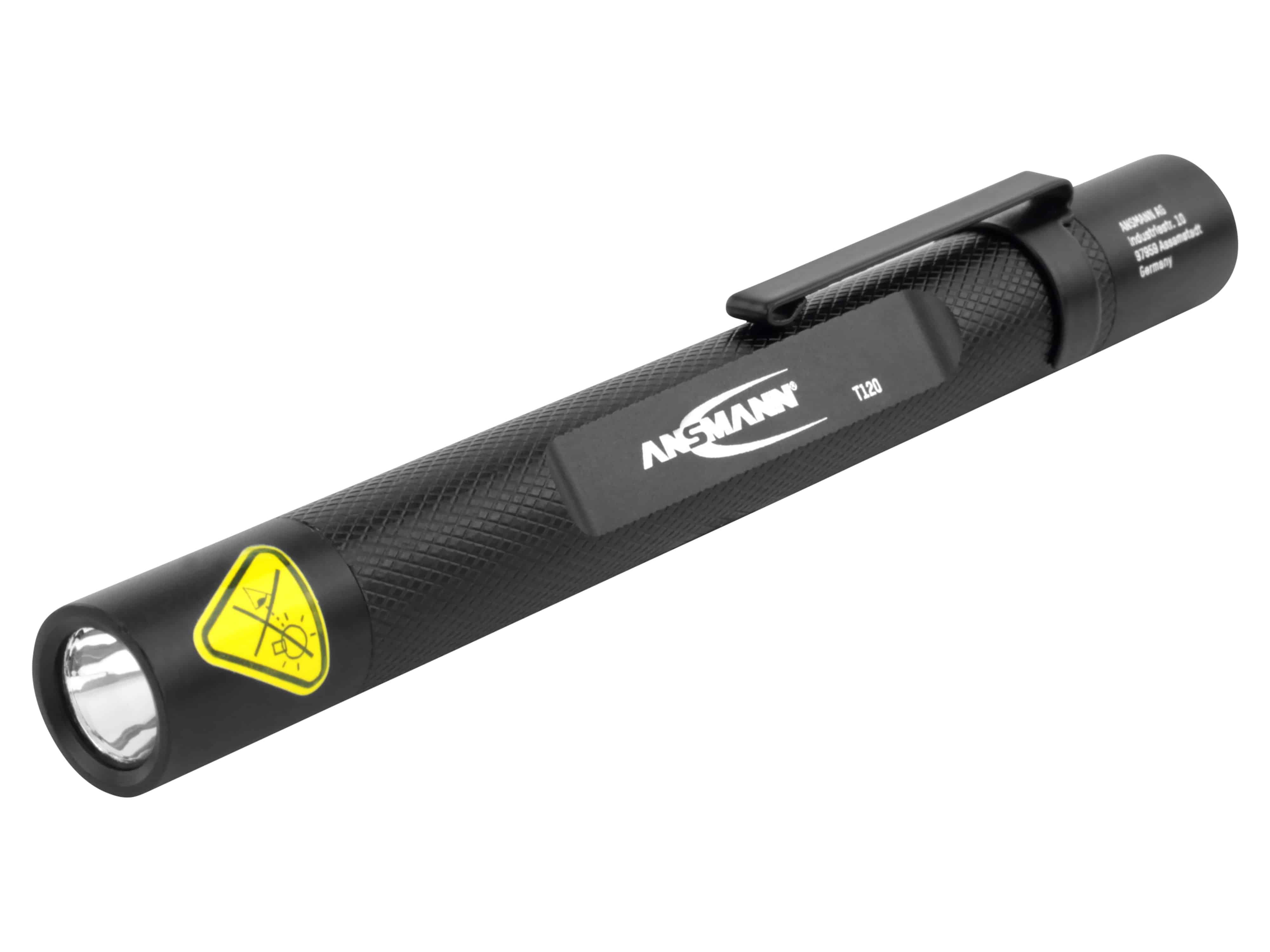 ANSMANN LED-Taschenlampe Future T120, Alu, 130 lm, batteriebetrieben