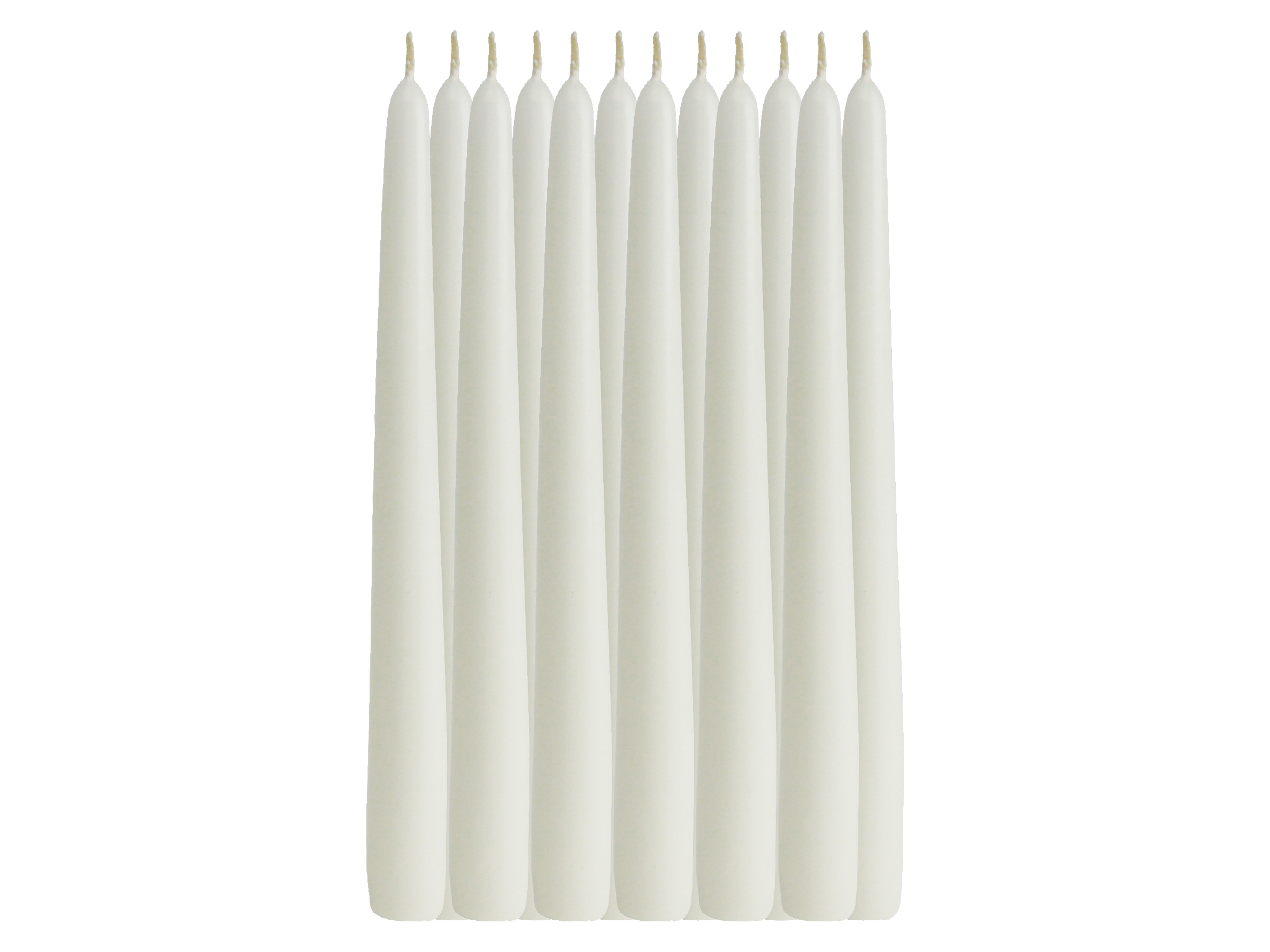 WIEDEMANN Tafelkerzen, elfenbein, 12 Stück, 250x25 mm