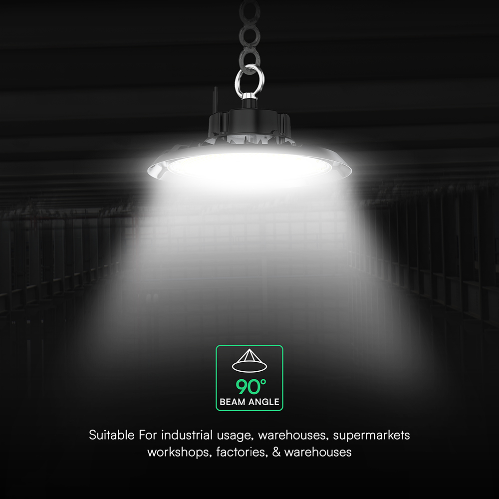 V-TAC LED-Hallenstrahler VT-240766, EEK: D, 150W, 23250lm, 6500K, 90°, IP65 V-TAC LED-Hallenstrahler VT-240766, EEK: D, 150W, 23250lm, 6500K, 90°, IP65