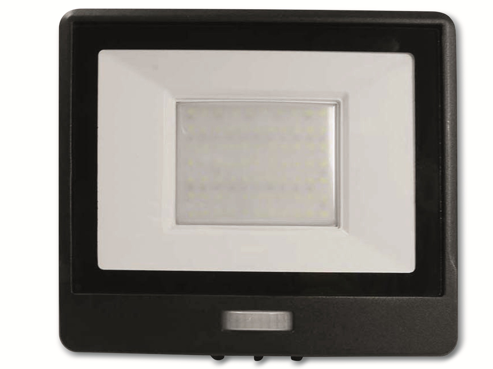 V-TAC LED-Fluter, Bewegungsmelder VT-158S-1 (20291) EEK: F, 50W, 4000 lm, 6500K, schwarz