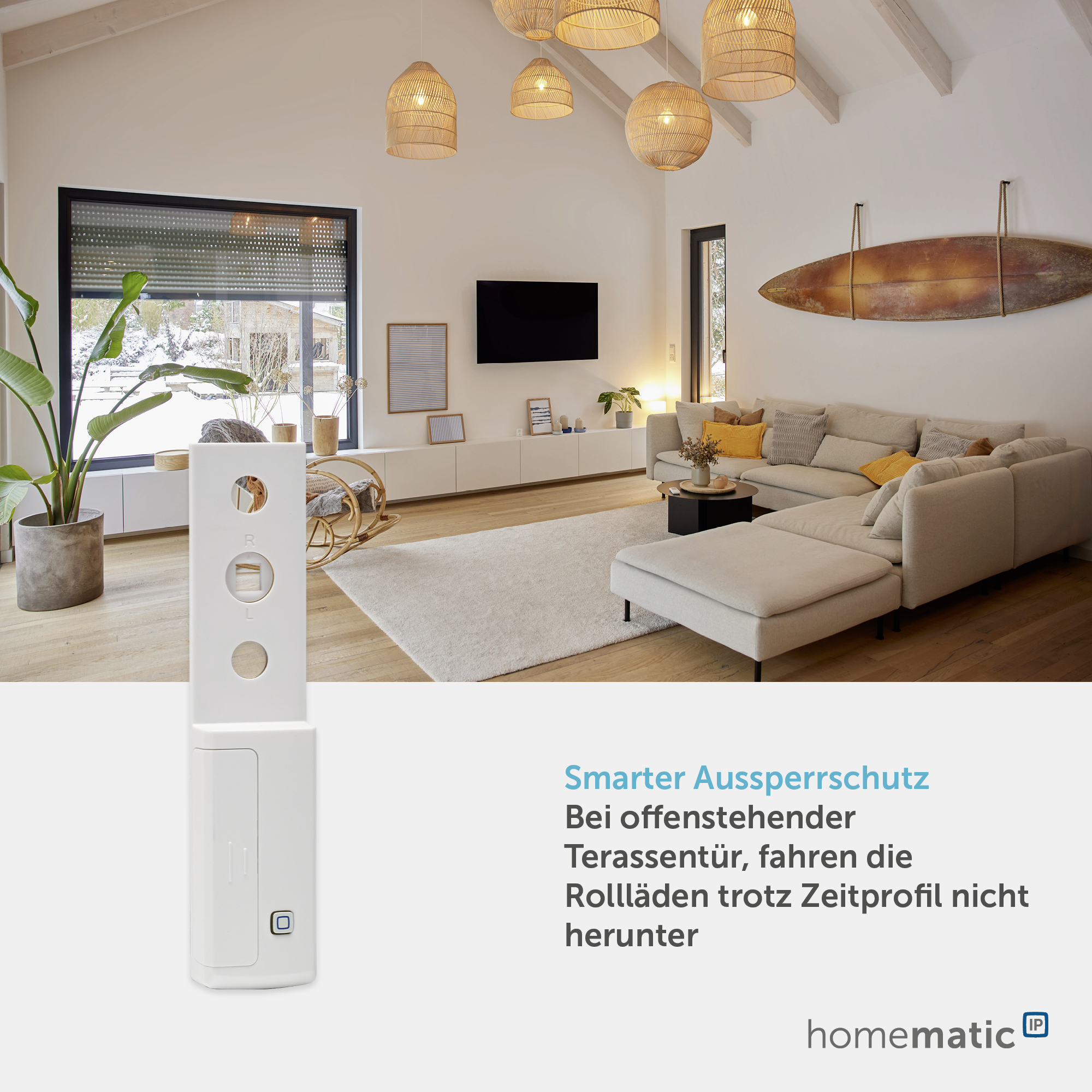 HOMEMATIC IP Smart Home 142800A0, Fenstergriffsensor HOMEMATIC IP Smart Home 142800A0, Fenstergriffsensor