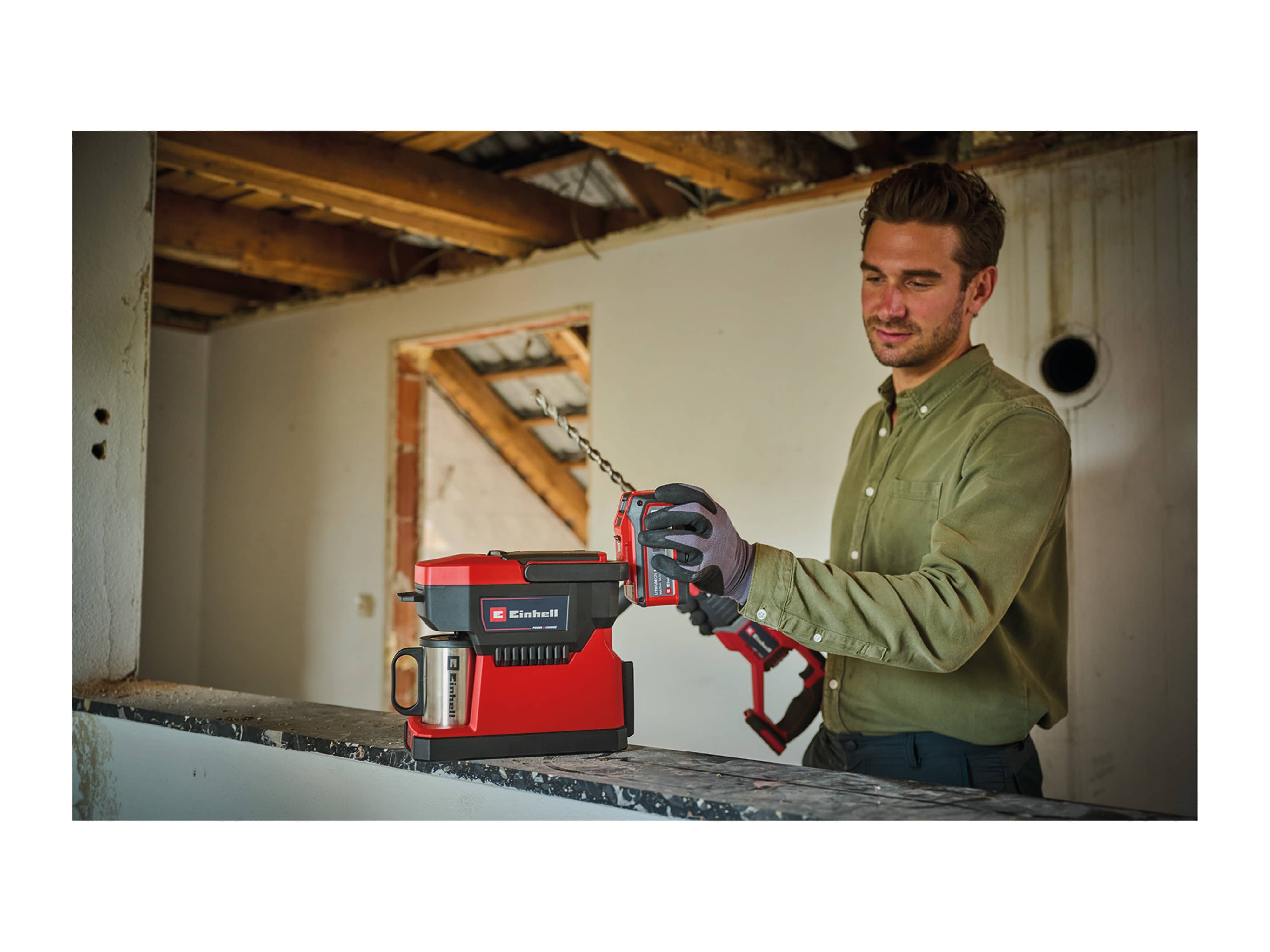 EINHELL Akku-Kaffeemaschine TE-CF 18 Li Kit (1x 4,0 Ah) EINHELL Akku-Kaffeemaschine TE-CF 18 Li Kit (1x 4,0 Ah)