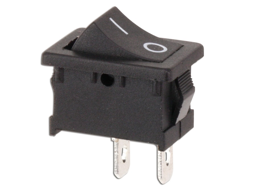 Wippentaster, 21x15 mm, 3 A/250 V~ Wippentaster, 21x15 mm, 3 A/250 V~