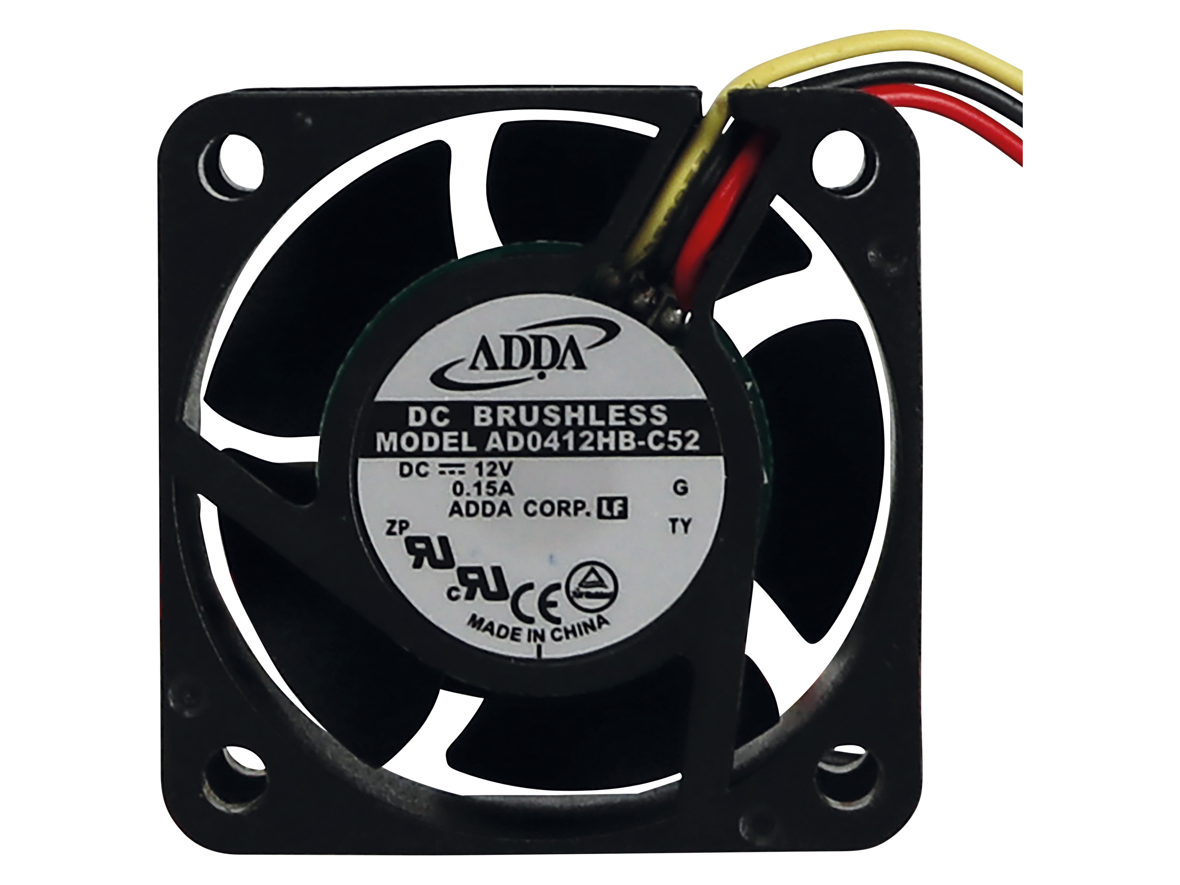 ADDA, Axiallüfter, 40x40x20 mm, 12V-, 1,8W, AD0412HB-C52 Axiallüfter, ADDA, 40x40x28 mm, 12V-, 1,8W, AD0412HB-C52