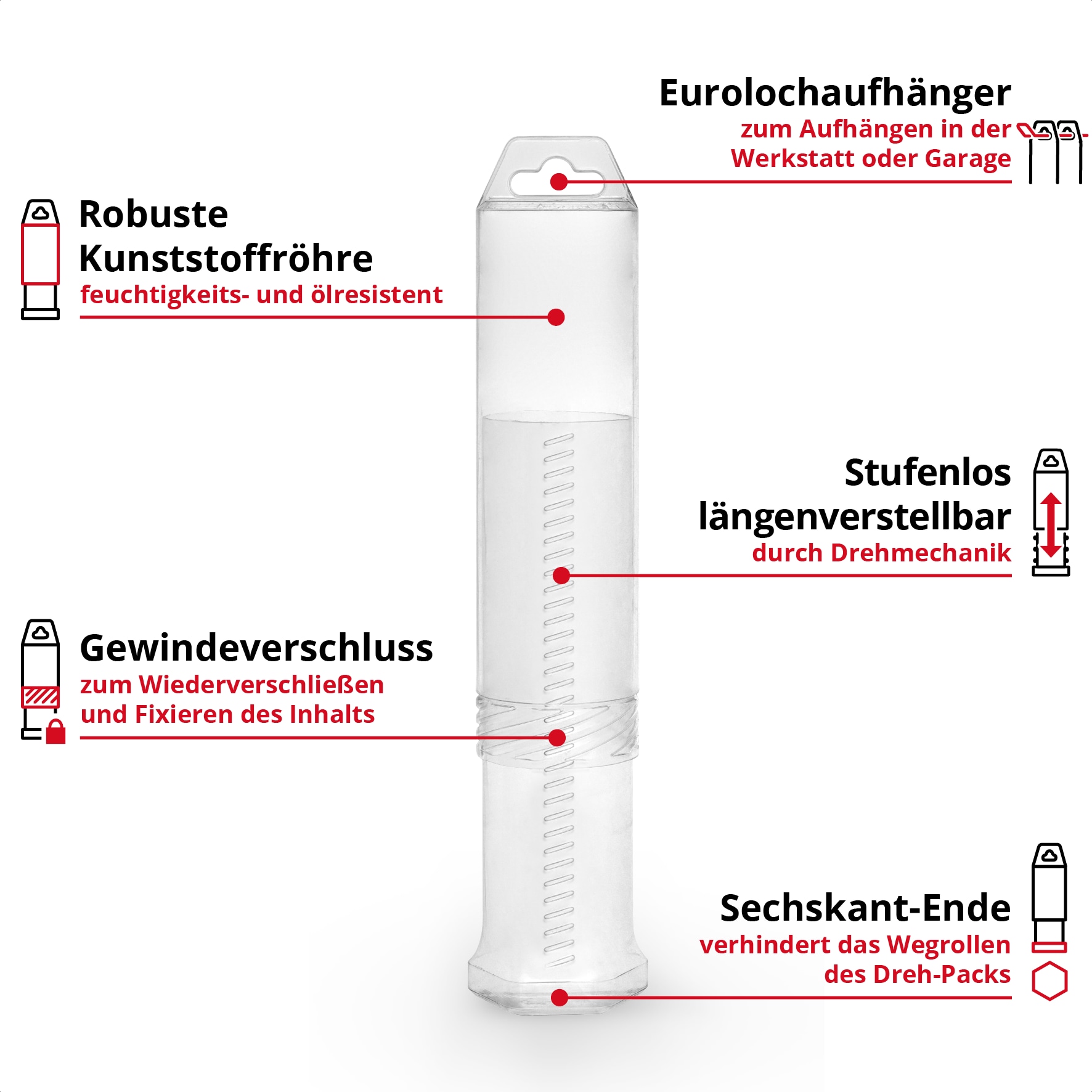 EINHELL SDS-Plus Meißel-Set 247205, 250 mm, 4-teilig EINHELL SDS-Plus Meißel-Set 247205, 250 mm, 4-teilig