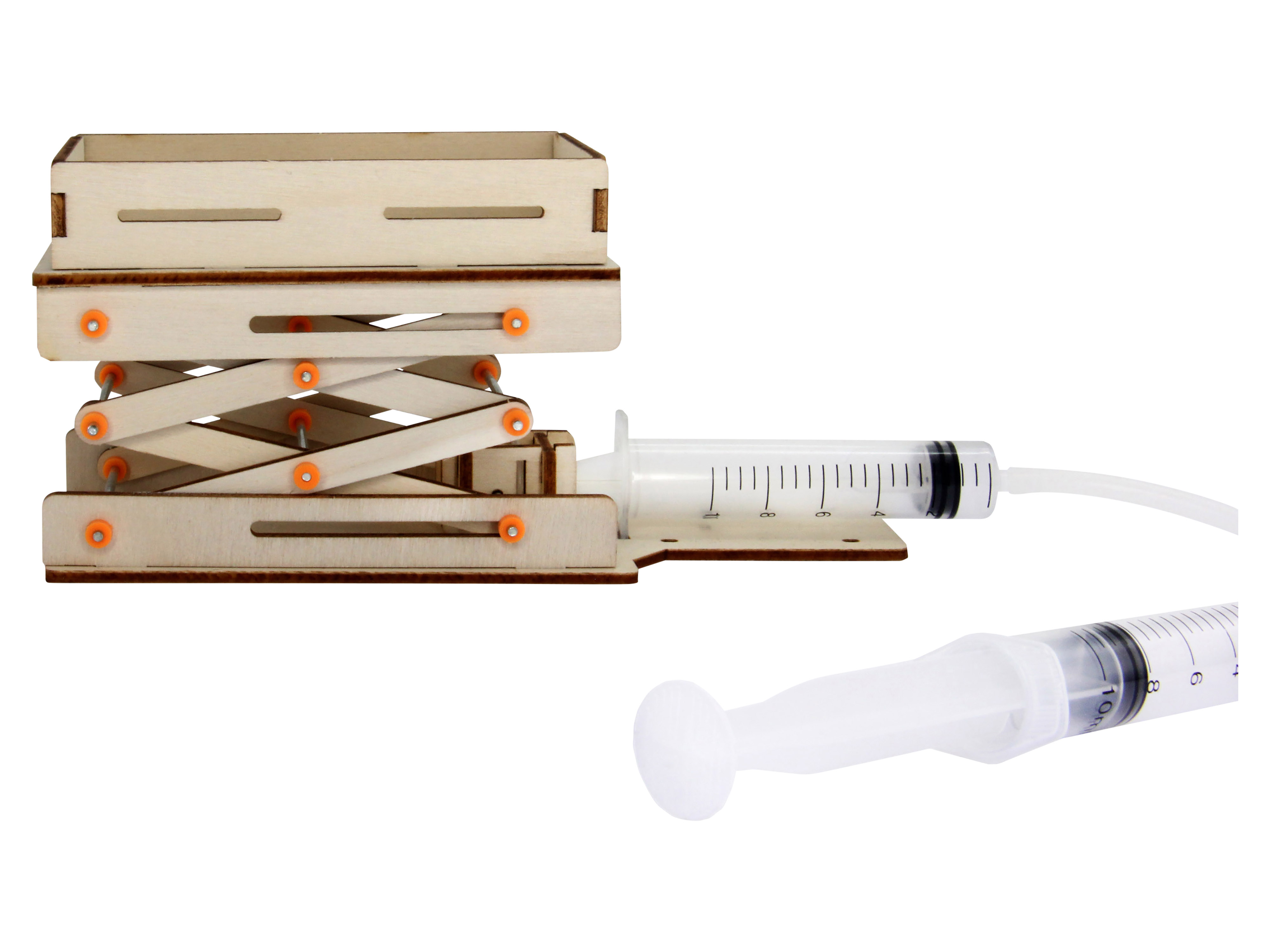 SOL-EXPERT Funktionsmodell pneumatisch angetriebener Scherenhublift