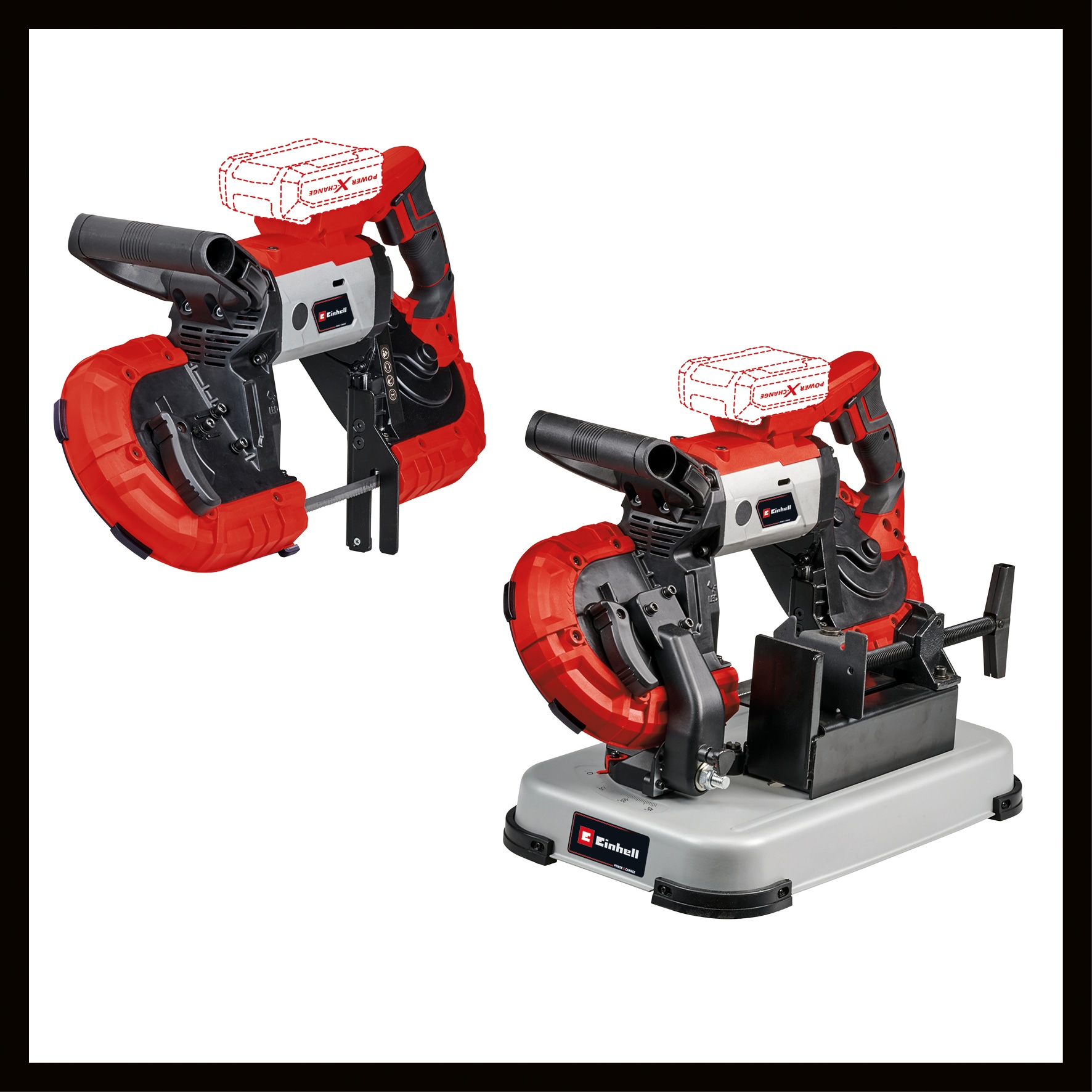 EINHELL Akku-Bandsäge TE-MB 18/127 U Li-Solo