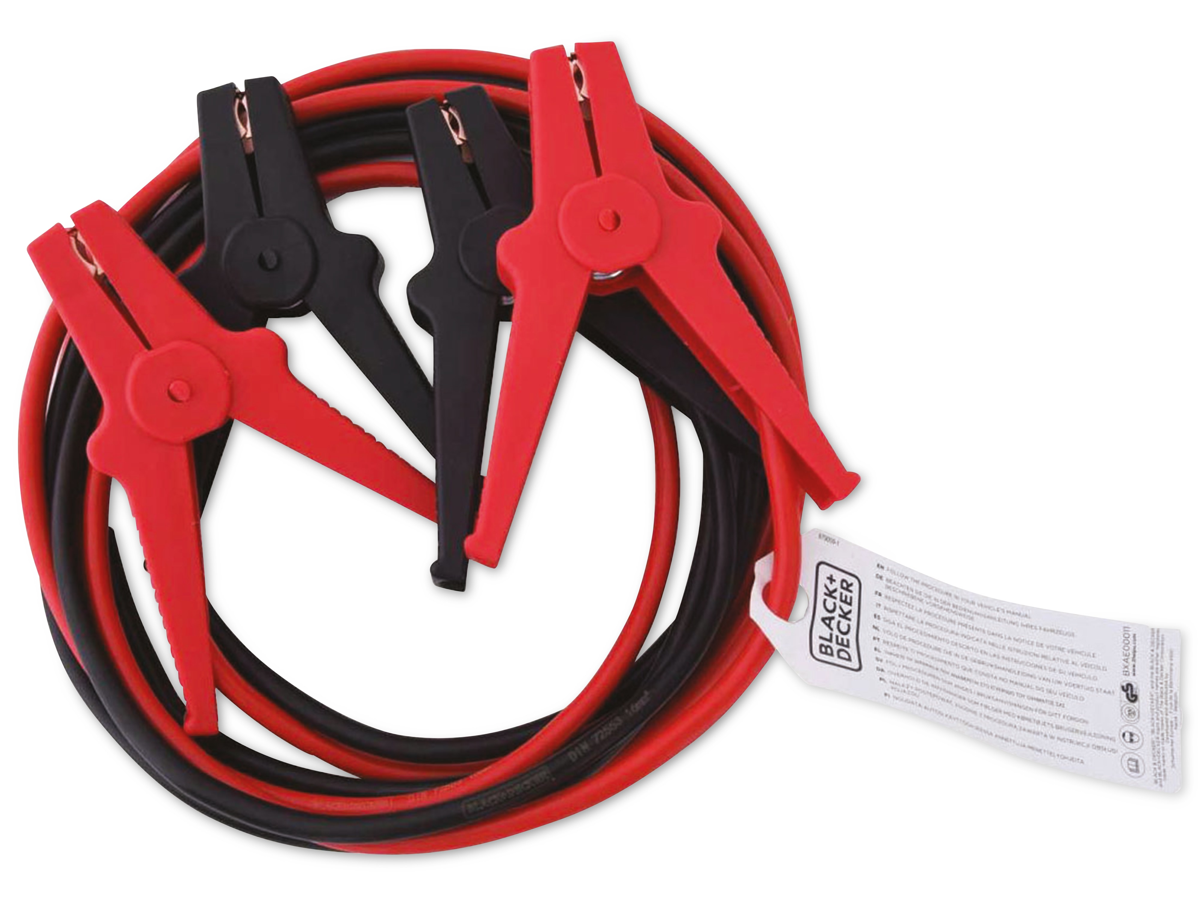 BLACK & DECKER Starthilfekabel, 3 m, 16mm² BLACK & DECKER Starthilfekabel, 3 m, 16mm²