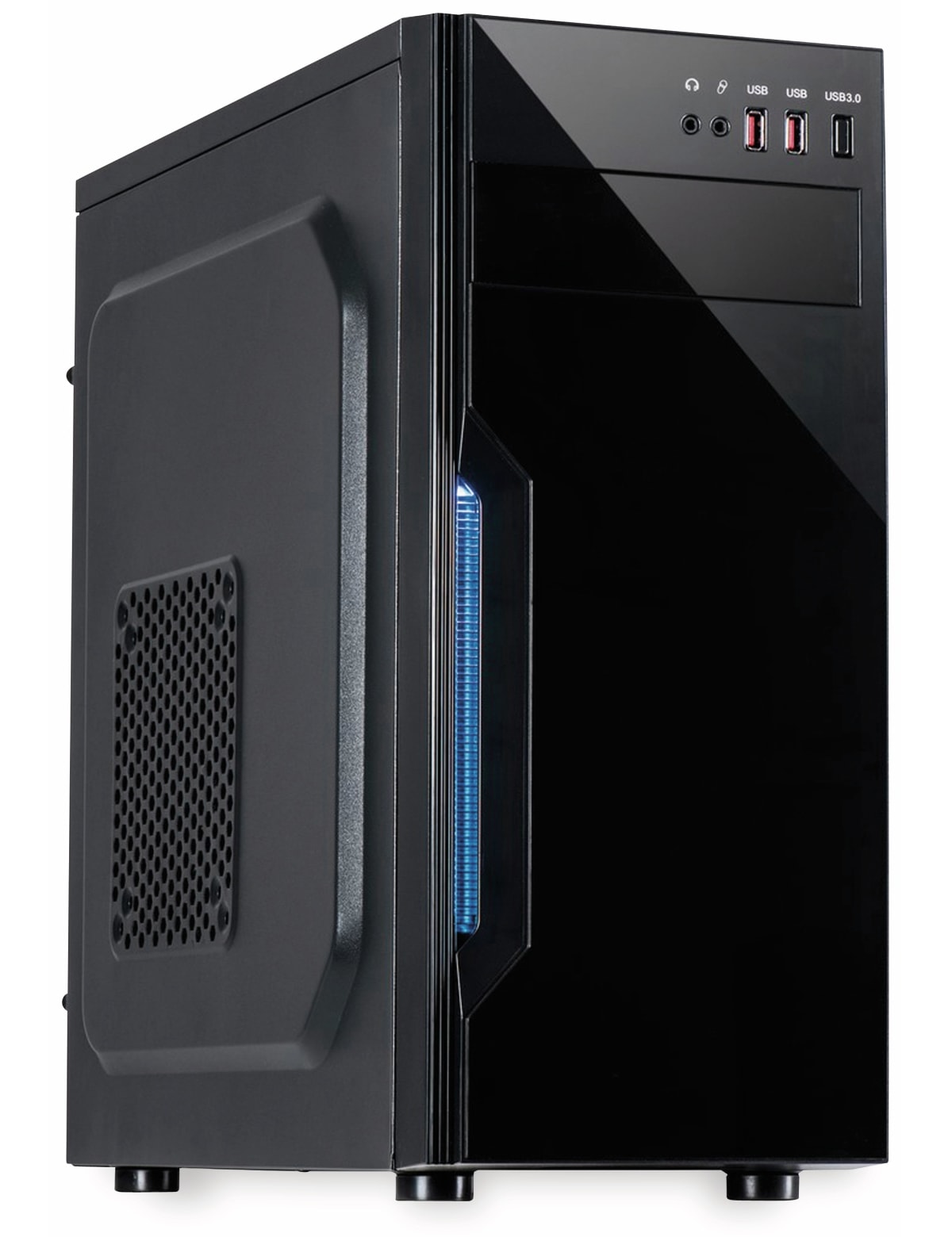 INTER-TECH PC-Gehäuse B-42, schwarz-blau INTER-TECH PC-Gehäuse B-42, schwarz-blau