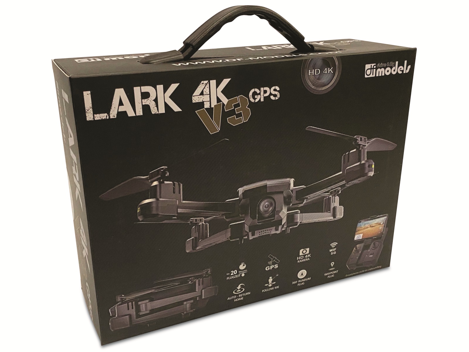 DF MODELS Quadrokopter SkyWatcher LARK 4K V3, GPS, 9550