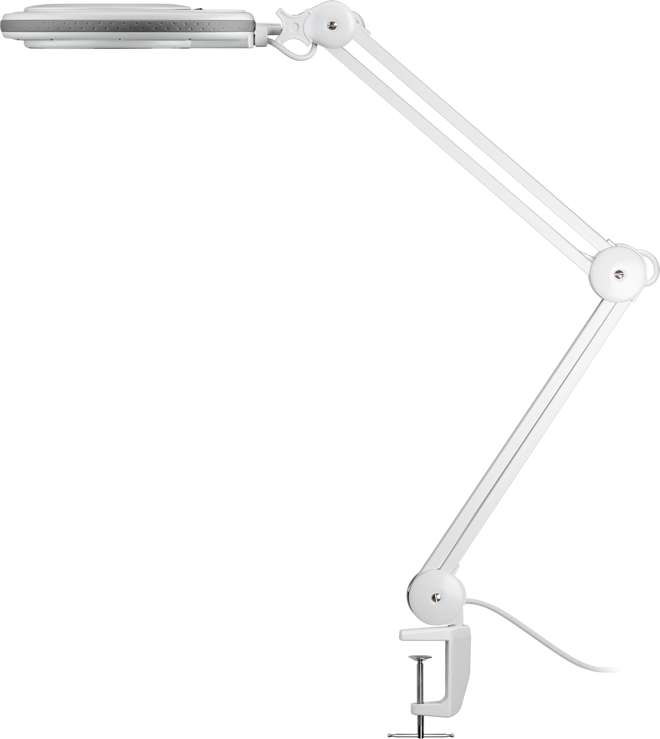 GOOBAY LED-Klemm-Lupenleuchte, 8 W, 650 lm, 1,75x Vergrößerung, weiß