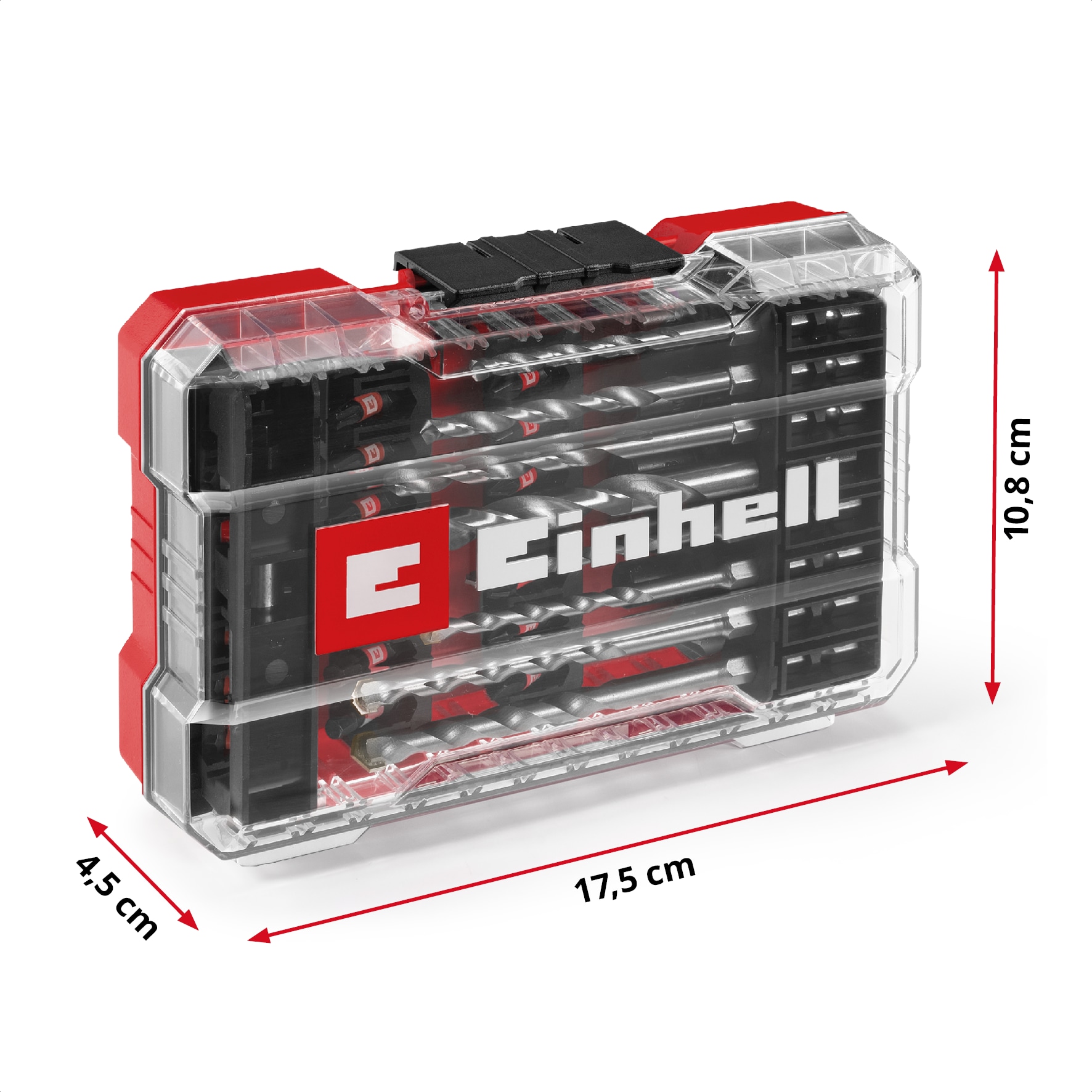 EINHELL Bit- & Bohrer-Set, 108763, M-Case, 39-teilig