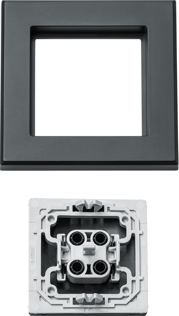 HOMEMATIC IP 156171A0, Tasterwippe, Markenschalter mit Pfeilen, anthrazit