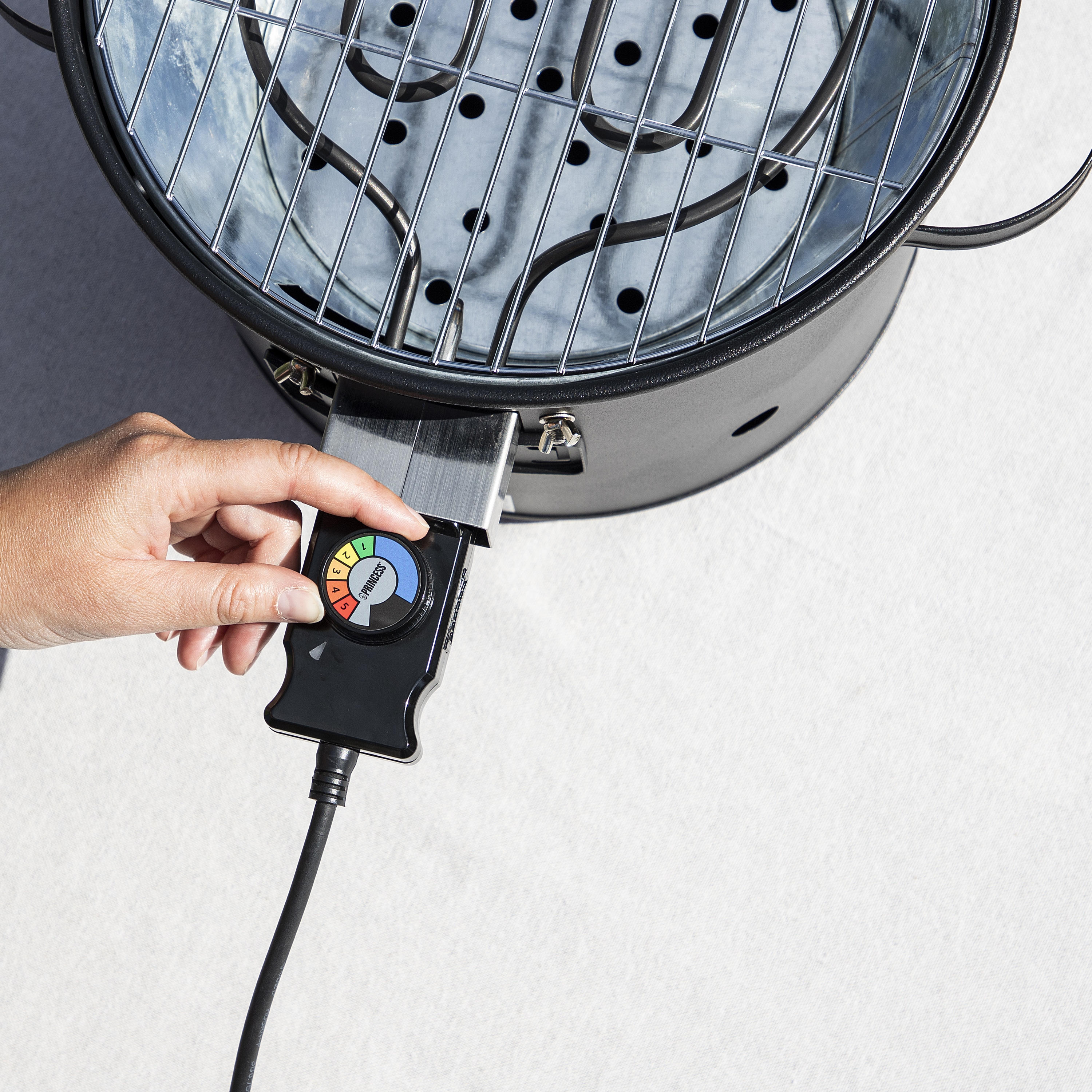 PRINCESS Elektrogrill 112240 Hybrid Grill, Ø 32 cm, 1400 W