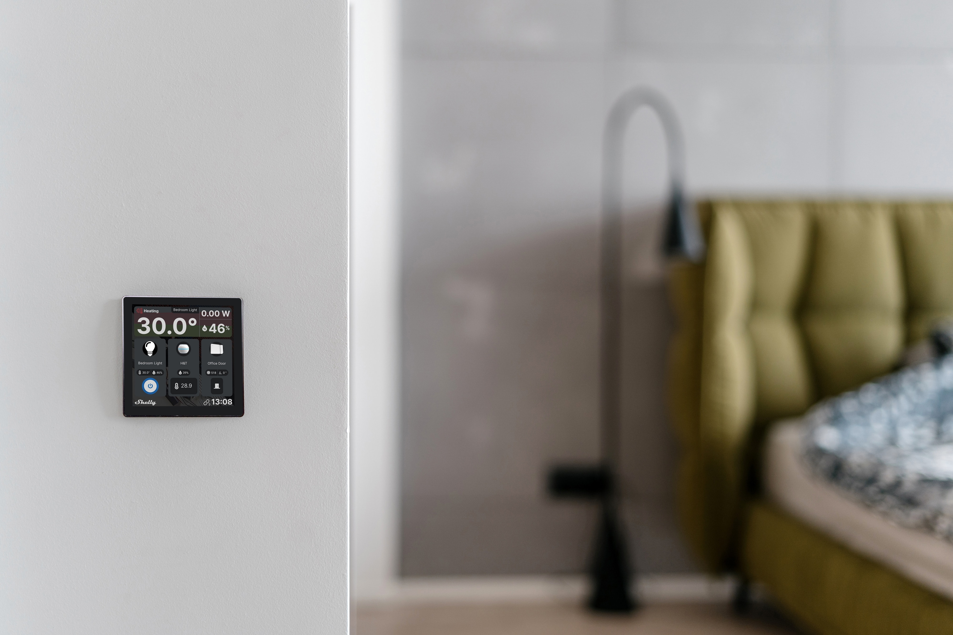 SHELLY WLAN-Schaltaktor Wall Display, Android, UP, schwarz SHELLY WLAN-Schaltaktor Wall Display, Android, UP, schwarz