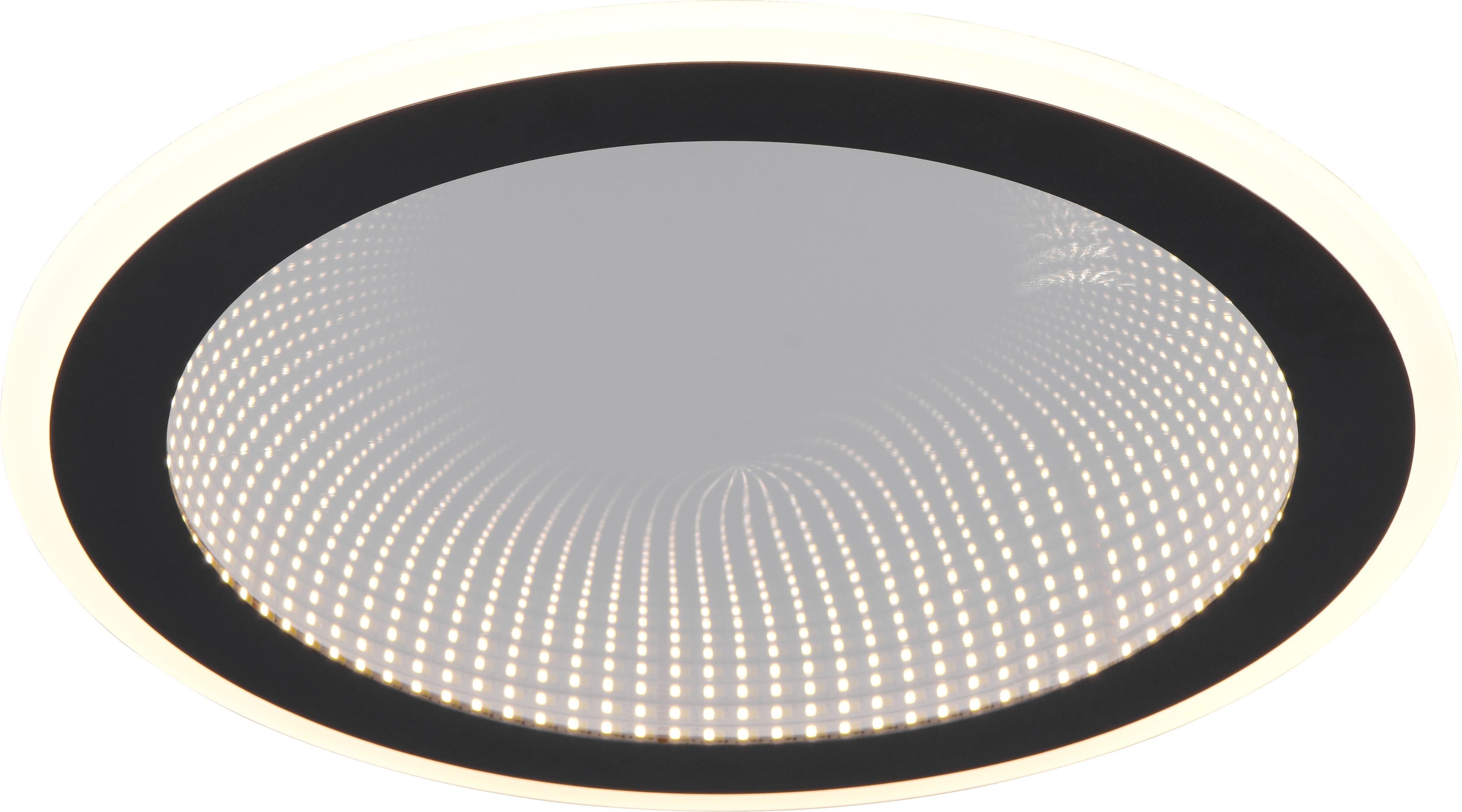 REALITY LED-Deckenleuchte GLACE, R67681132, 21,5W, 2600lm, schwarz